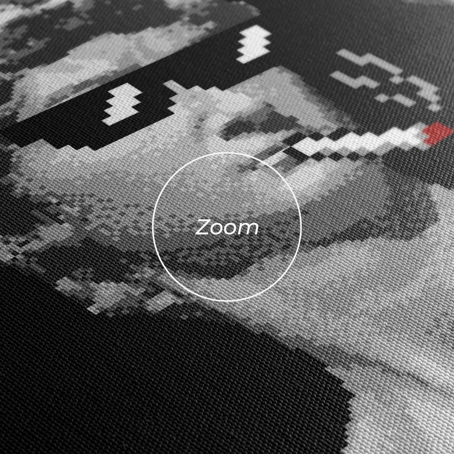 Tablou Canvas Statue Smoking mockup 3