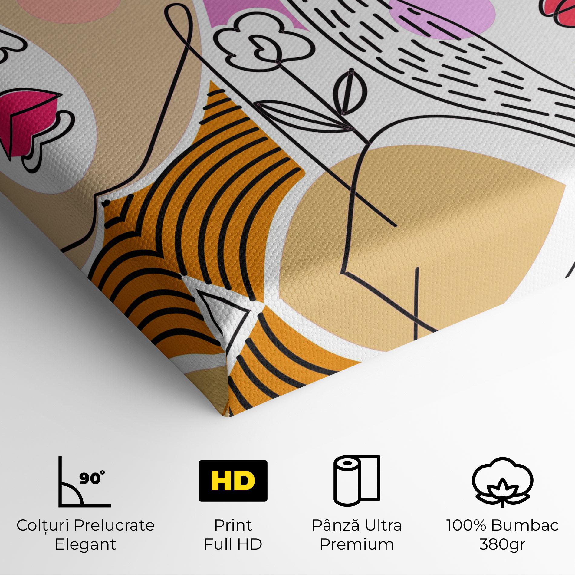 Tablou Canvas Abstract Eye Face mockup 4