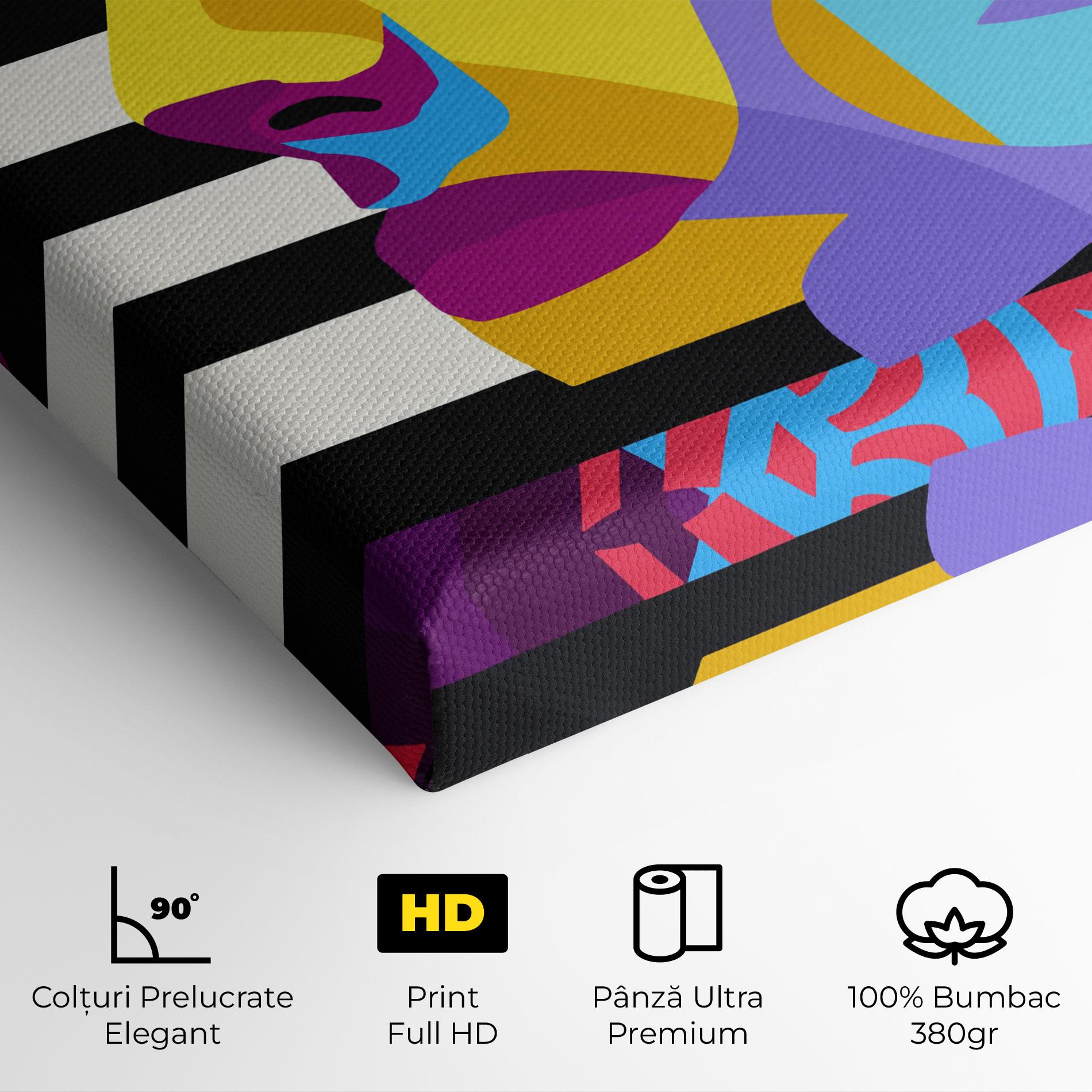 Tablou Canvas Abstract Male Face mockup 4