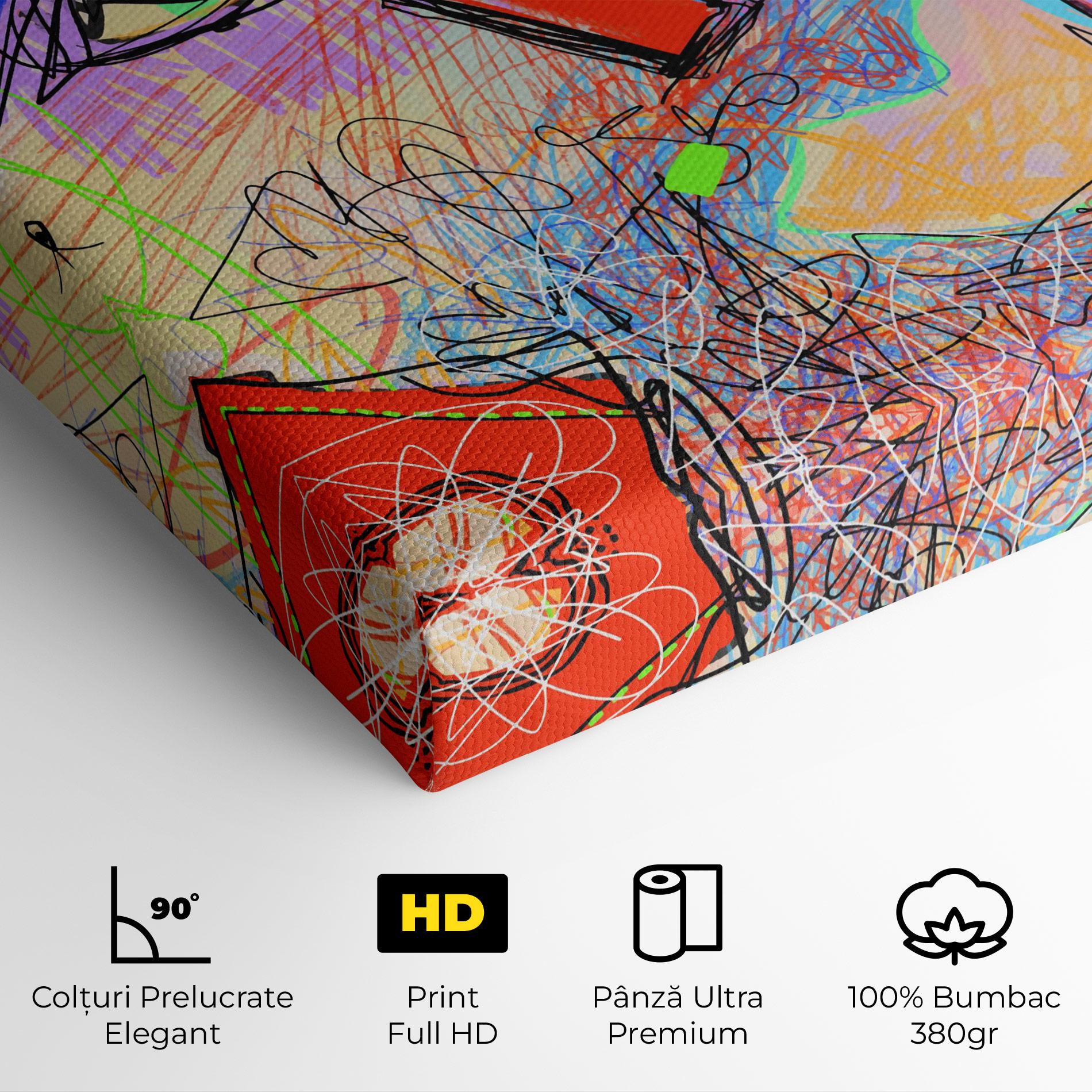 Tablou Canvas Animal Eye Art mockup 4