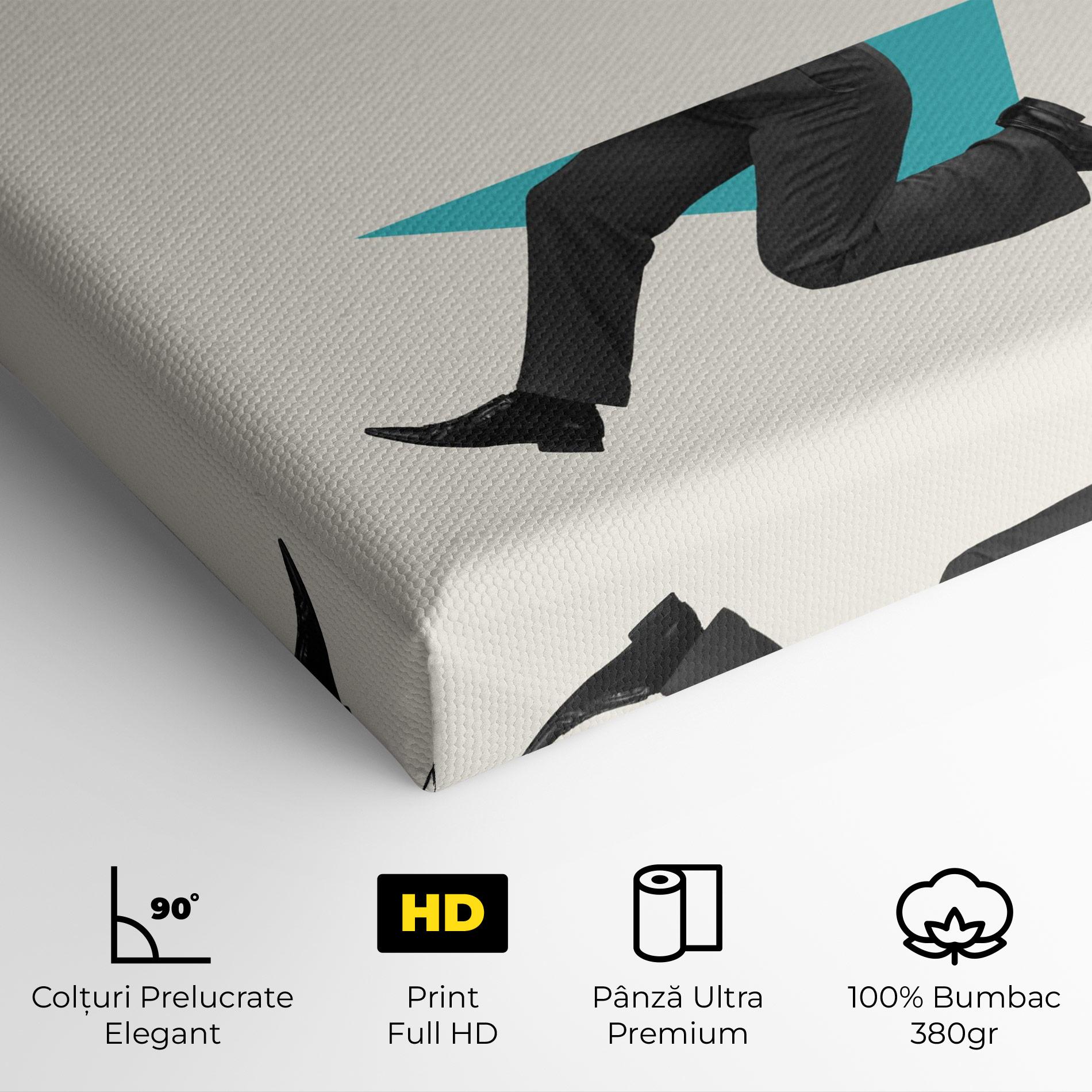 Tablou Canvas Businessman Collage mockup 4