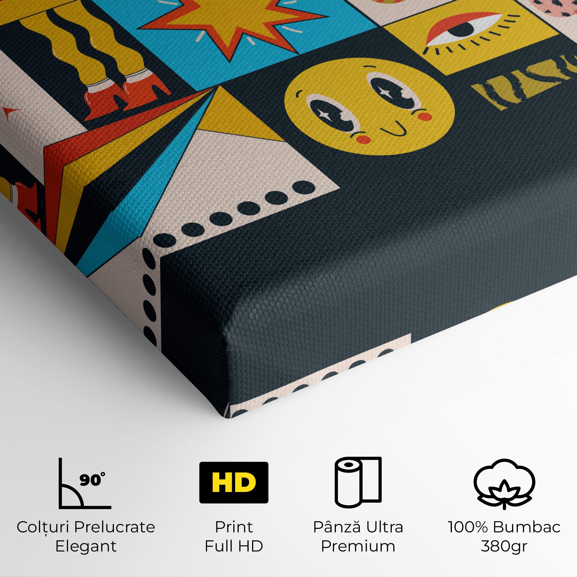 Tablou Canvas Cool Eye Shape mockup 4