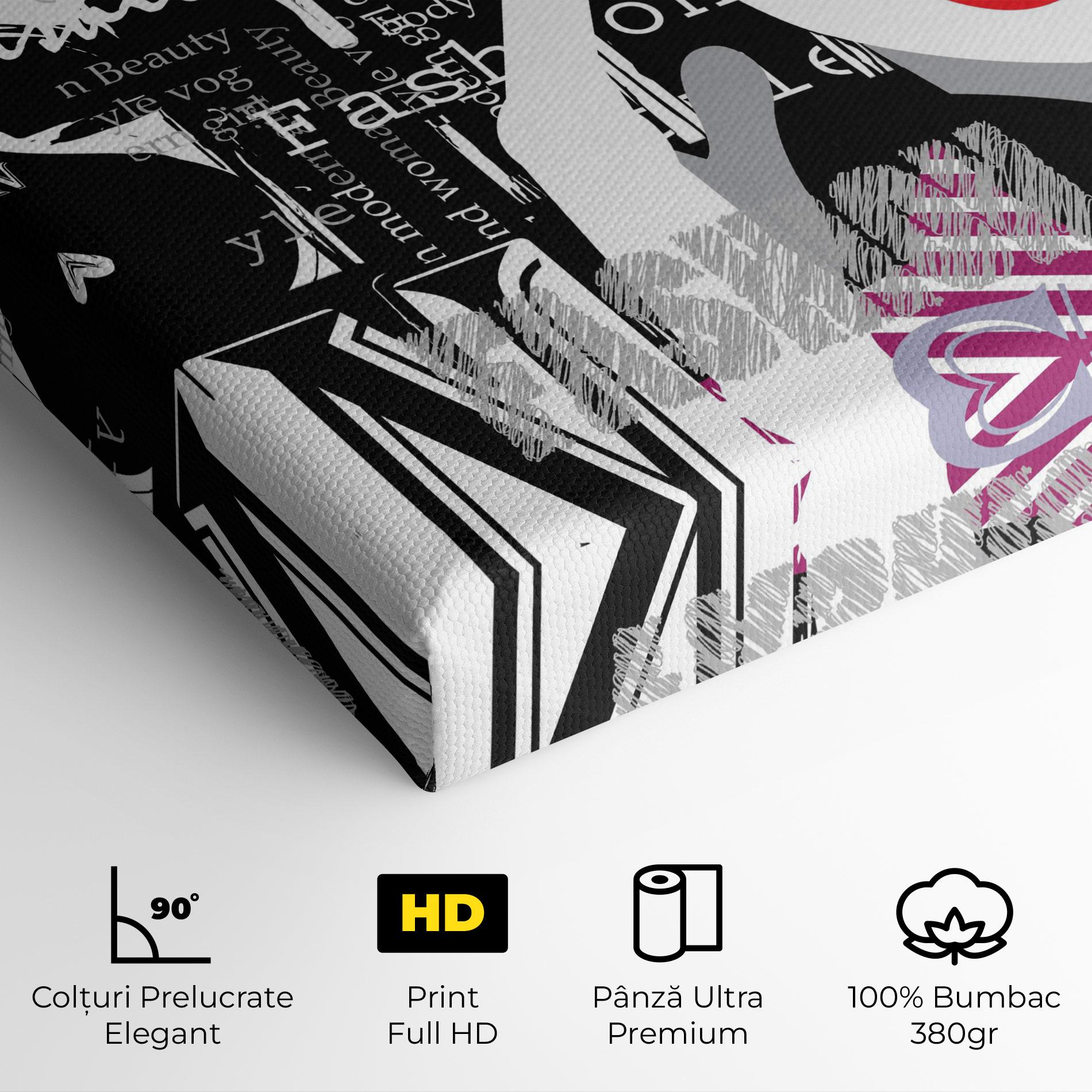 Tablou Canvas Fashion Collage mockup 4