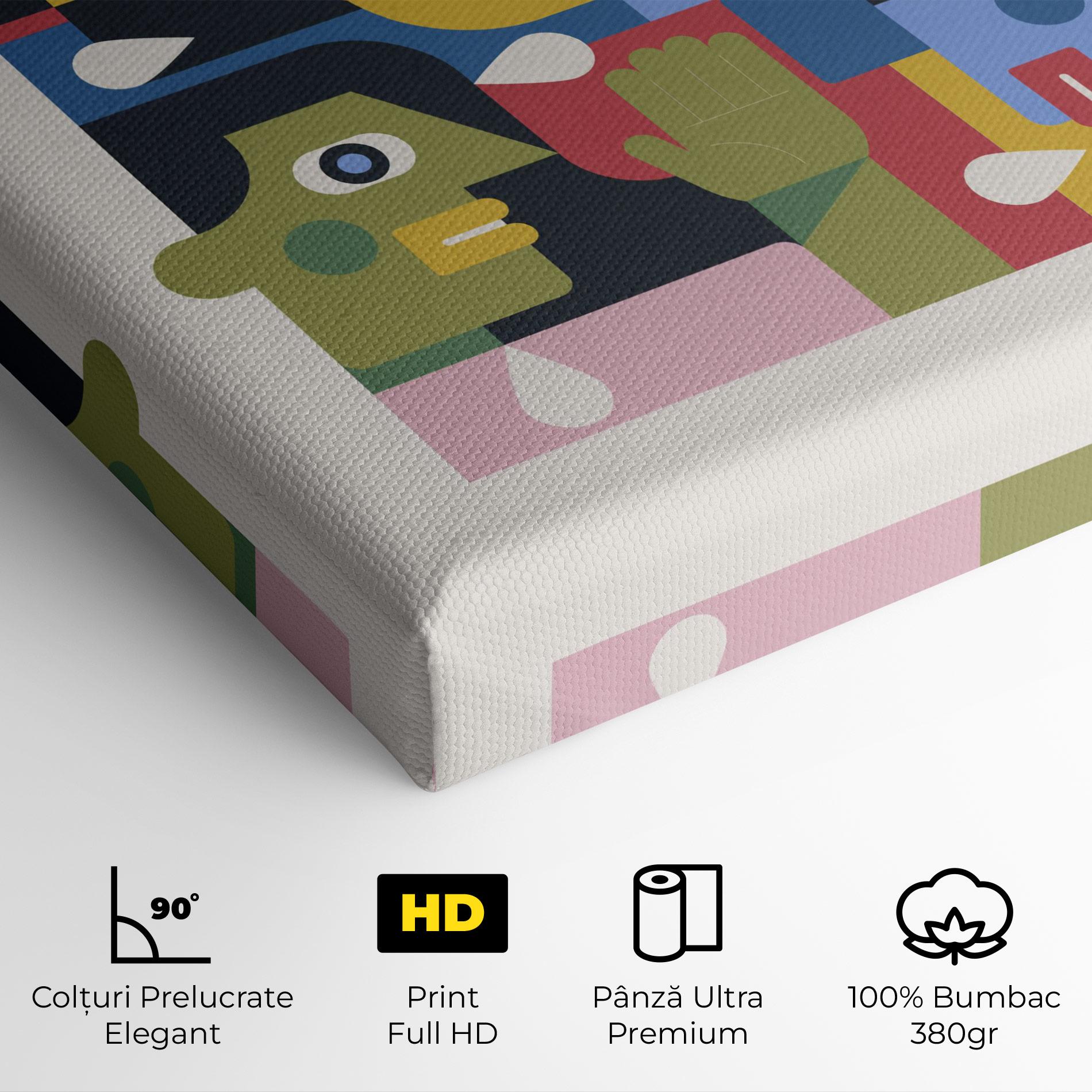 Tablou Canvas Minimal People Collage mockup 4