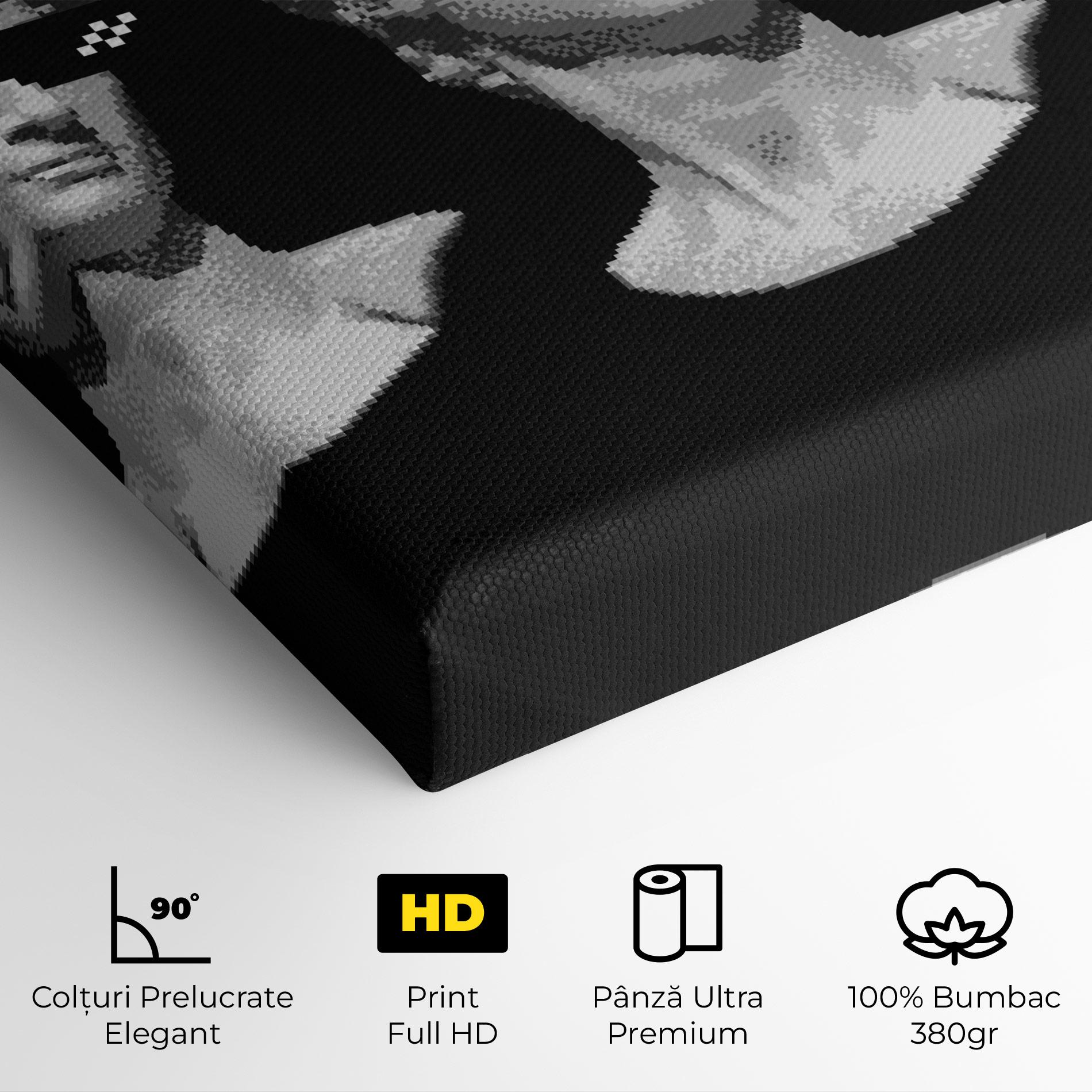 Tablou Canvas Statue Smoking mockup 4