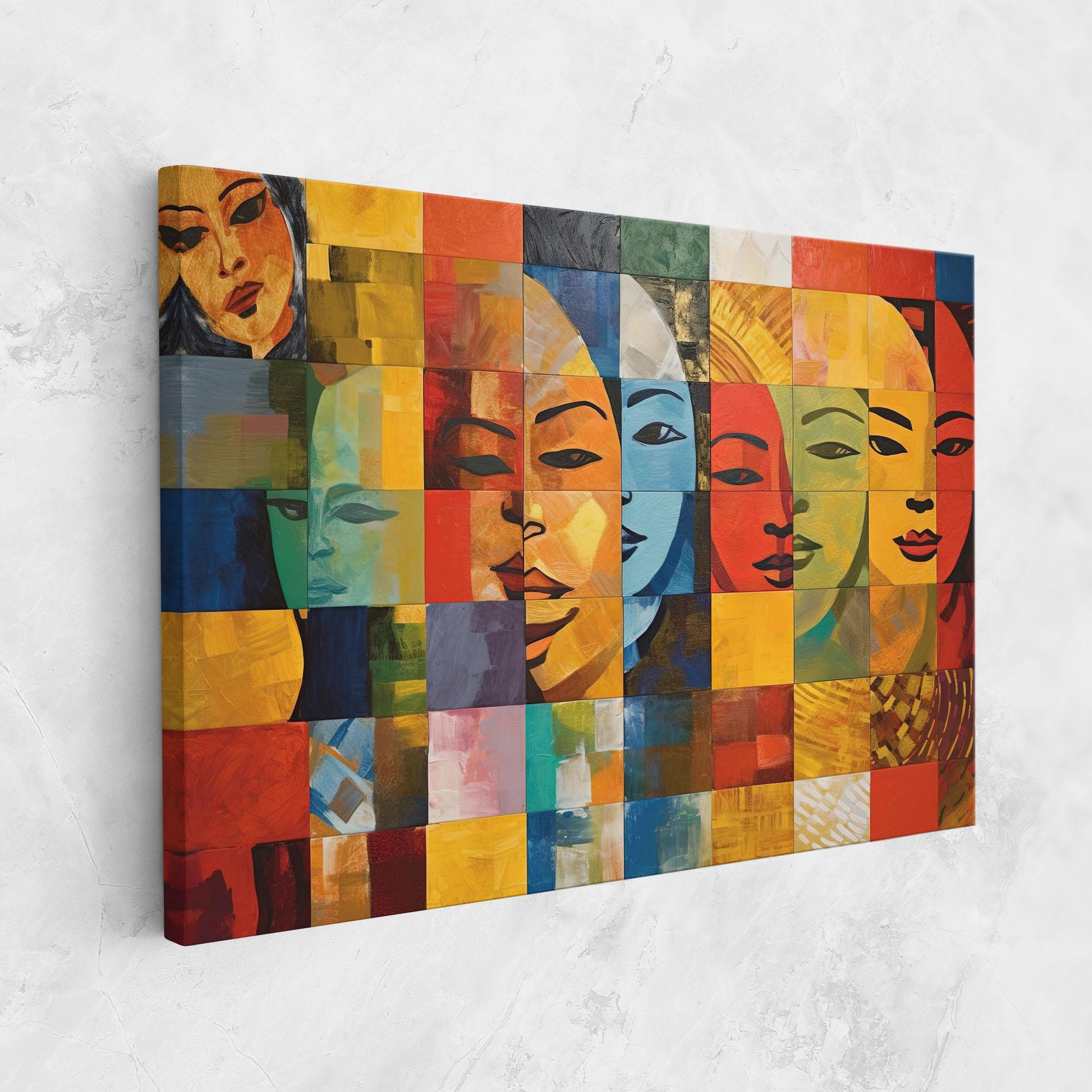 Tablou Canvas Abstract Concept Collage mockup 1