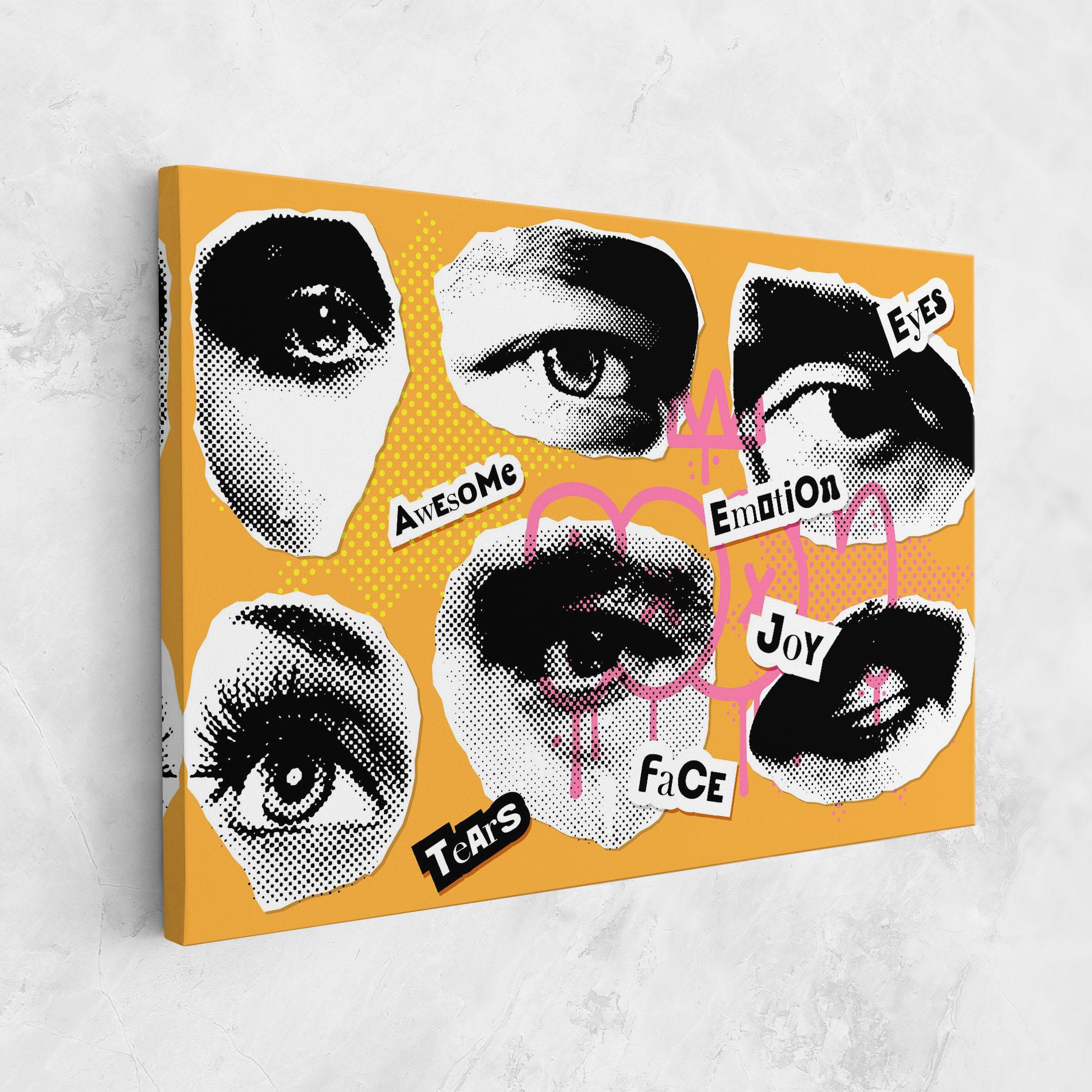 Tablou Canvas Awesome Emotions mockup 1