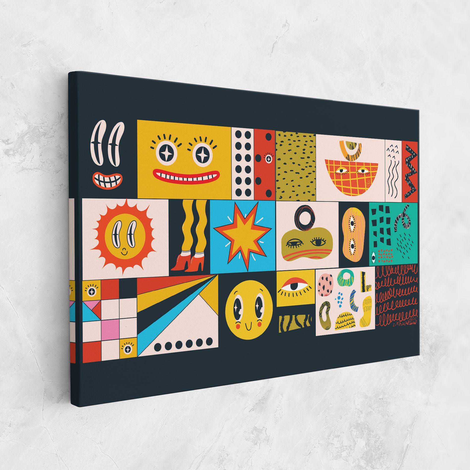 Tablou Canvas Cool Eye Shape mockup 1