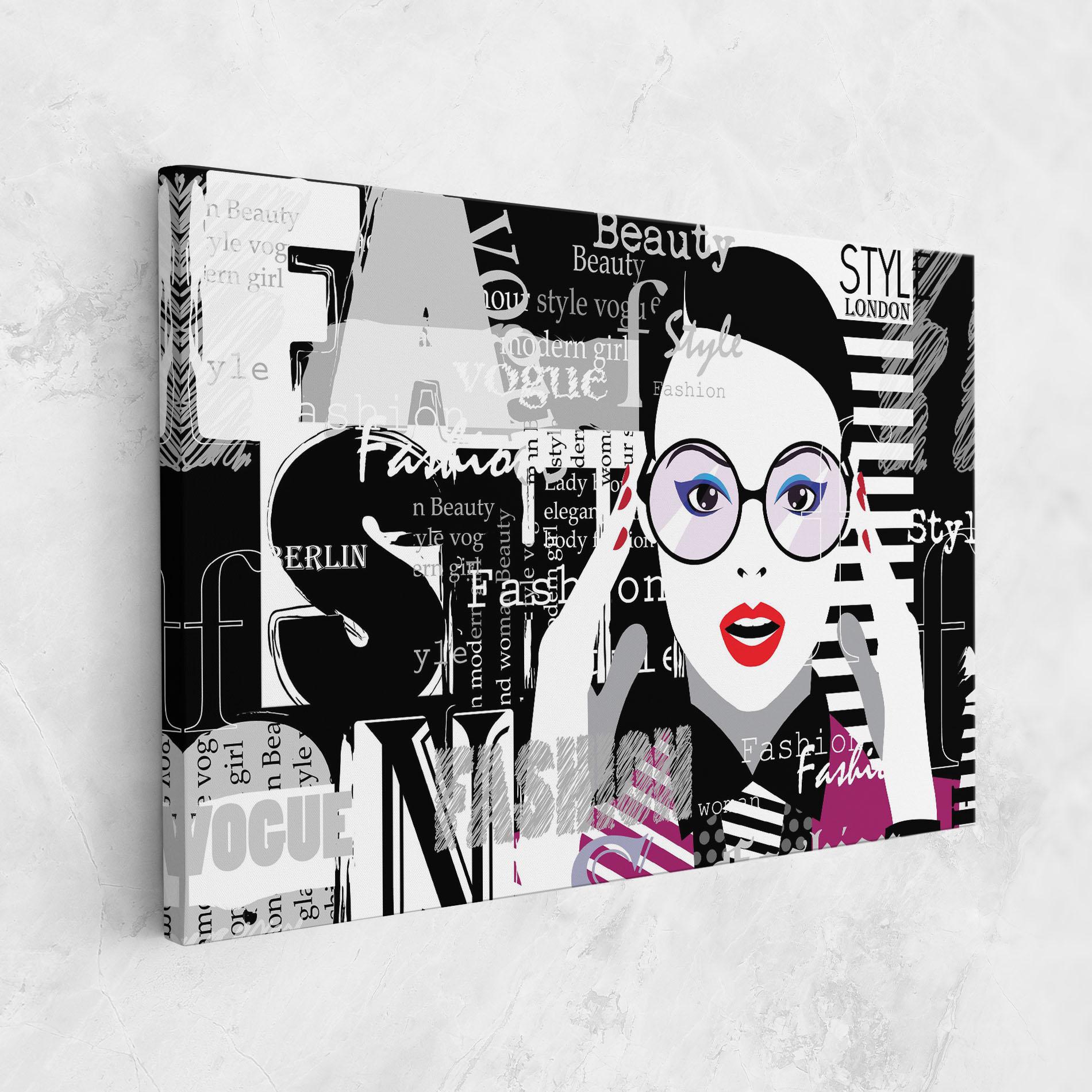 Tablou Canvas Fashion Collage mockup 1