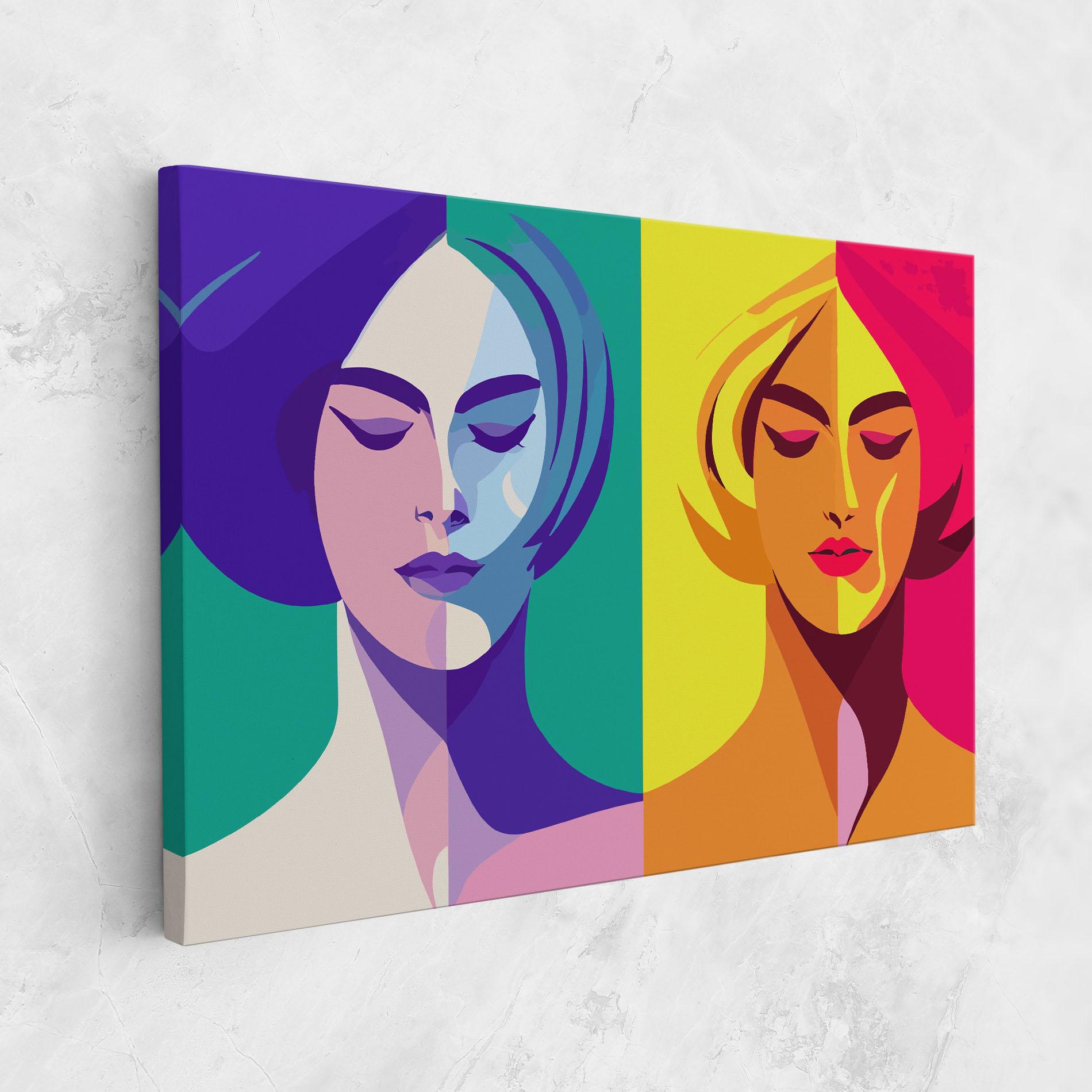 Tablou Canvas Winter Summer Girl mockup 1