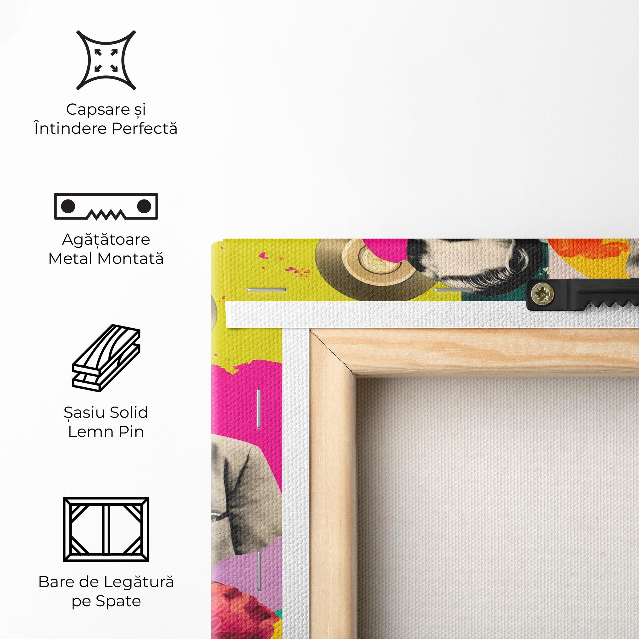 Tablou Canvas 60s Retro Collage mockup 5