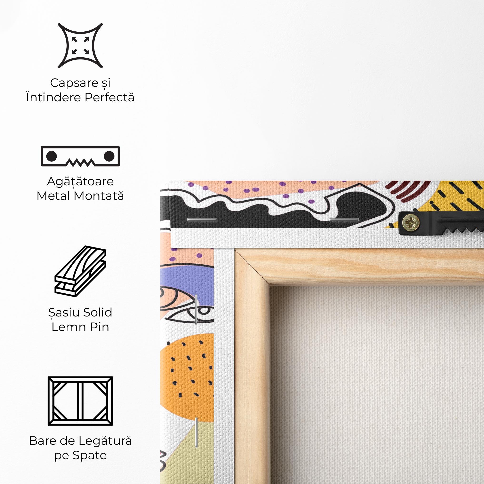 Tablou Canvas Abstract Eye Face mockup 5