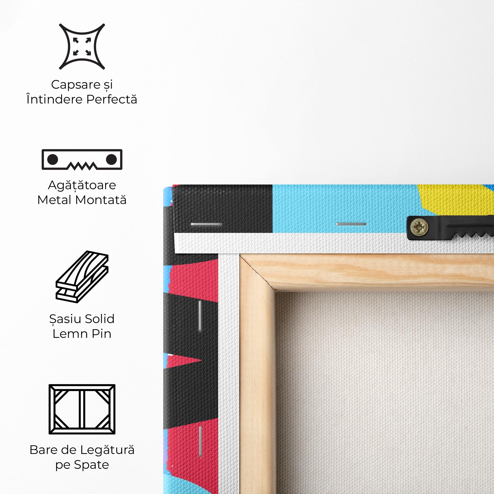 Tablou Canvas Abstract Male Face mockup 5