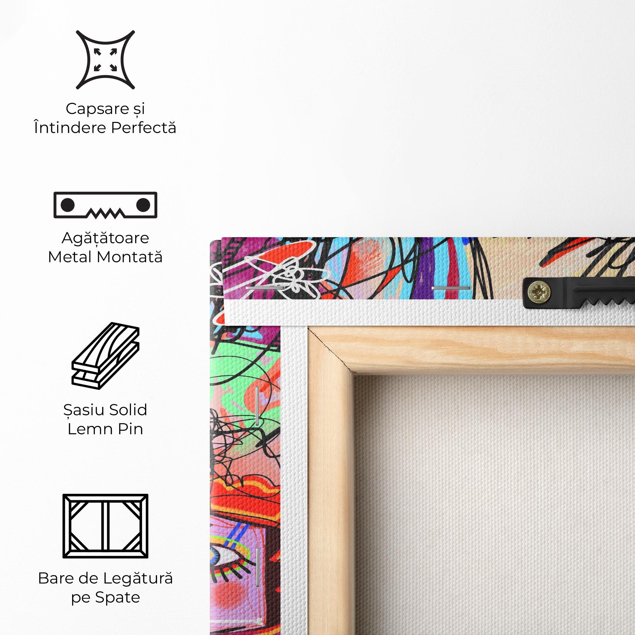 Tablou Canvas Animal Eye Art mockup 5
