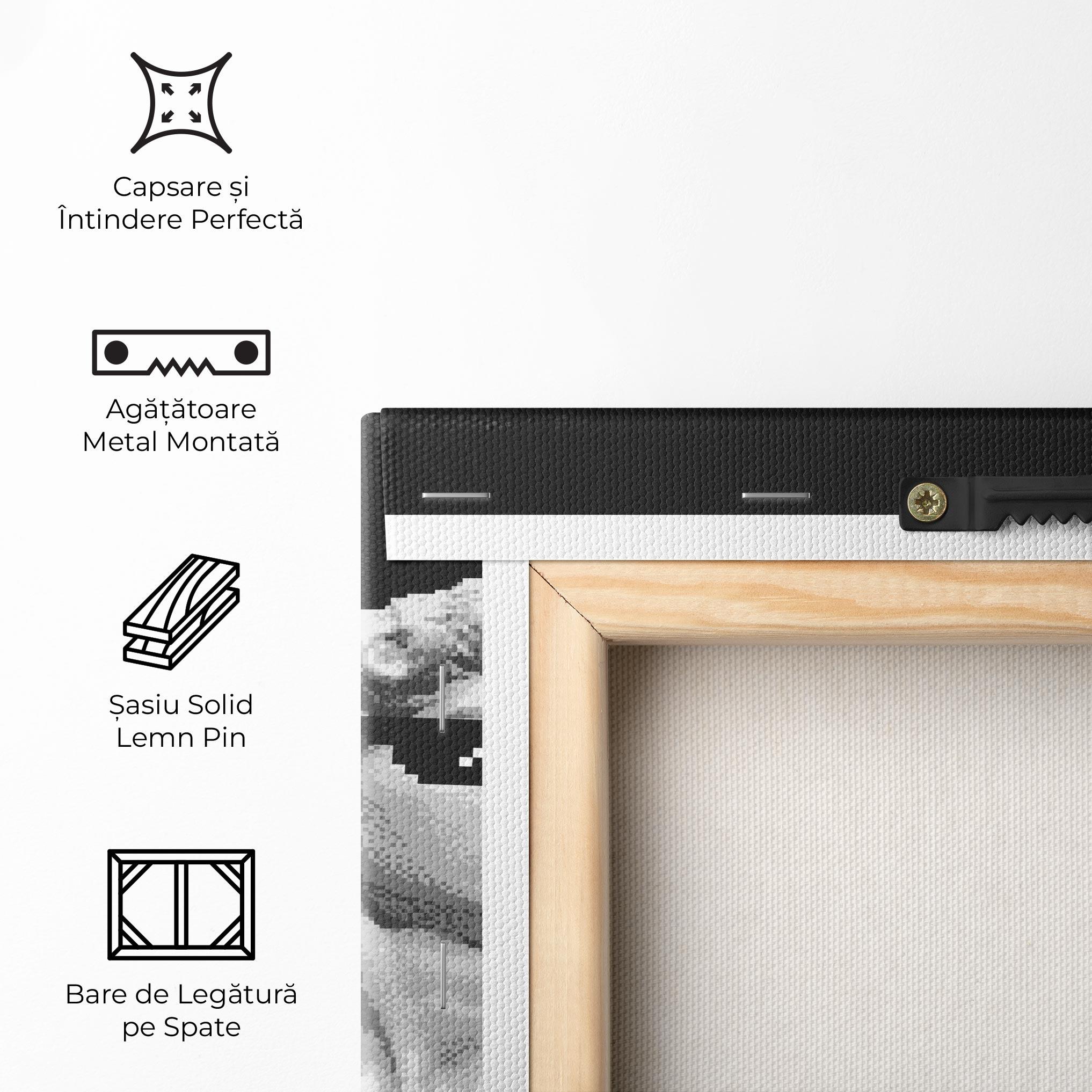 Tablou Canvas Statue Smoking mockup 5