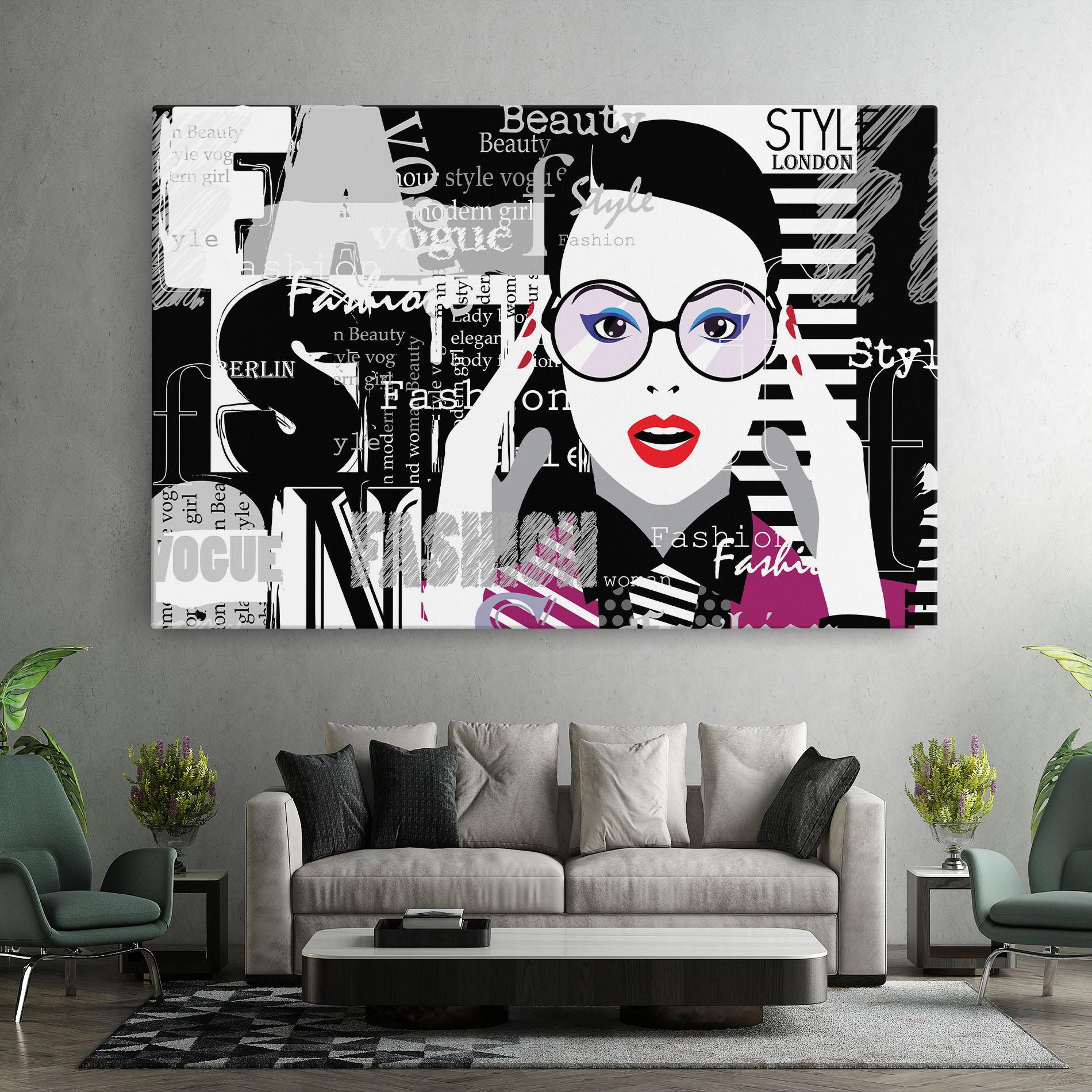 Tablou Canvas Fashion Collage mockup 7