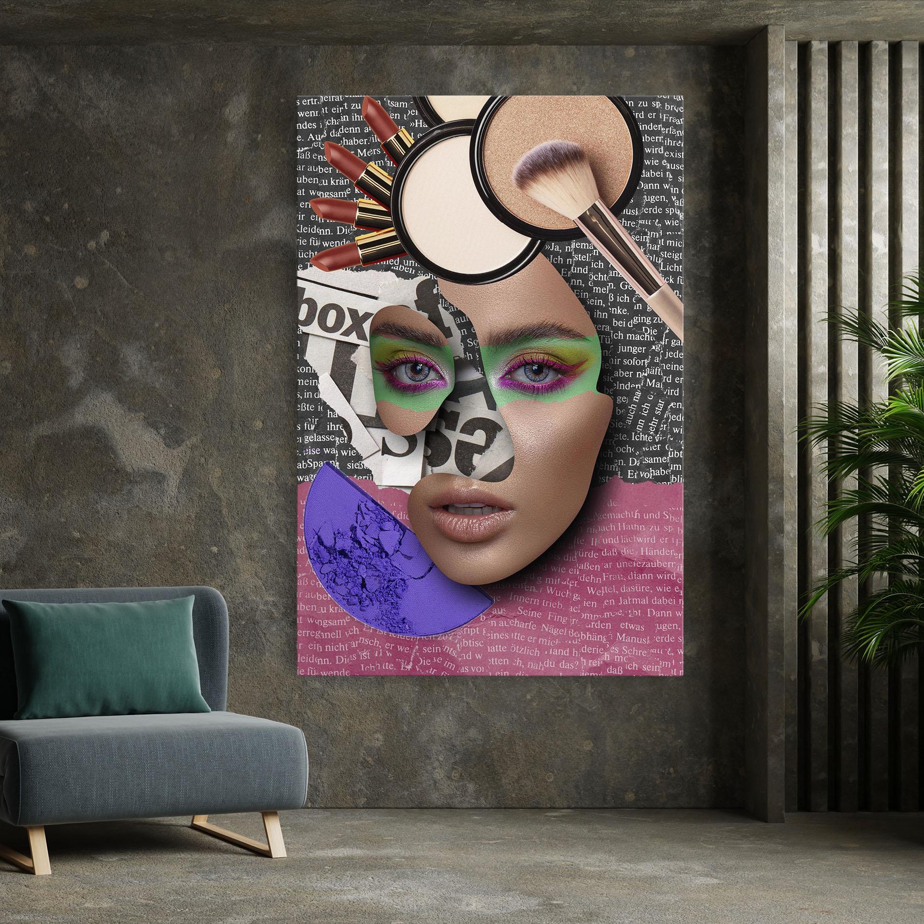 Tablou Canvas Makeup Collage mockup 7