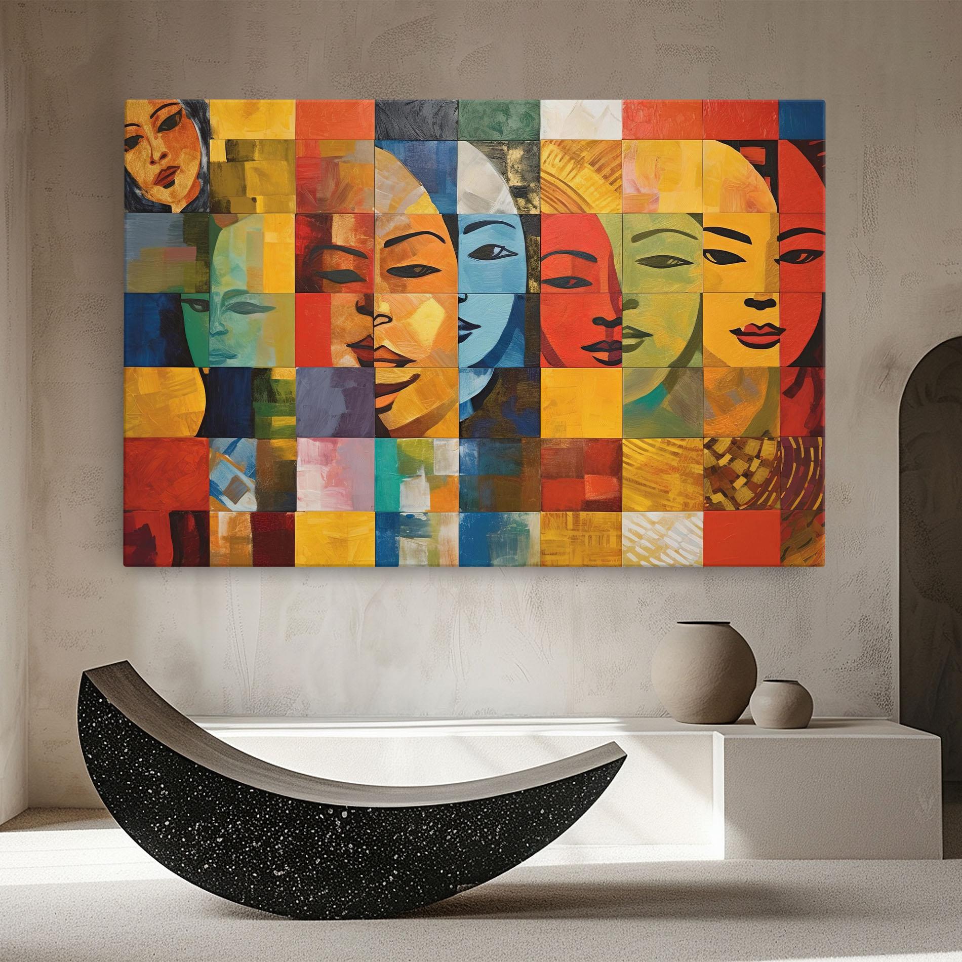 Tablou Canvas Abstract Concept Collage mockup 8