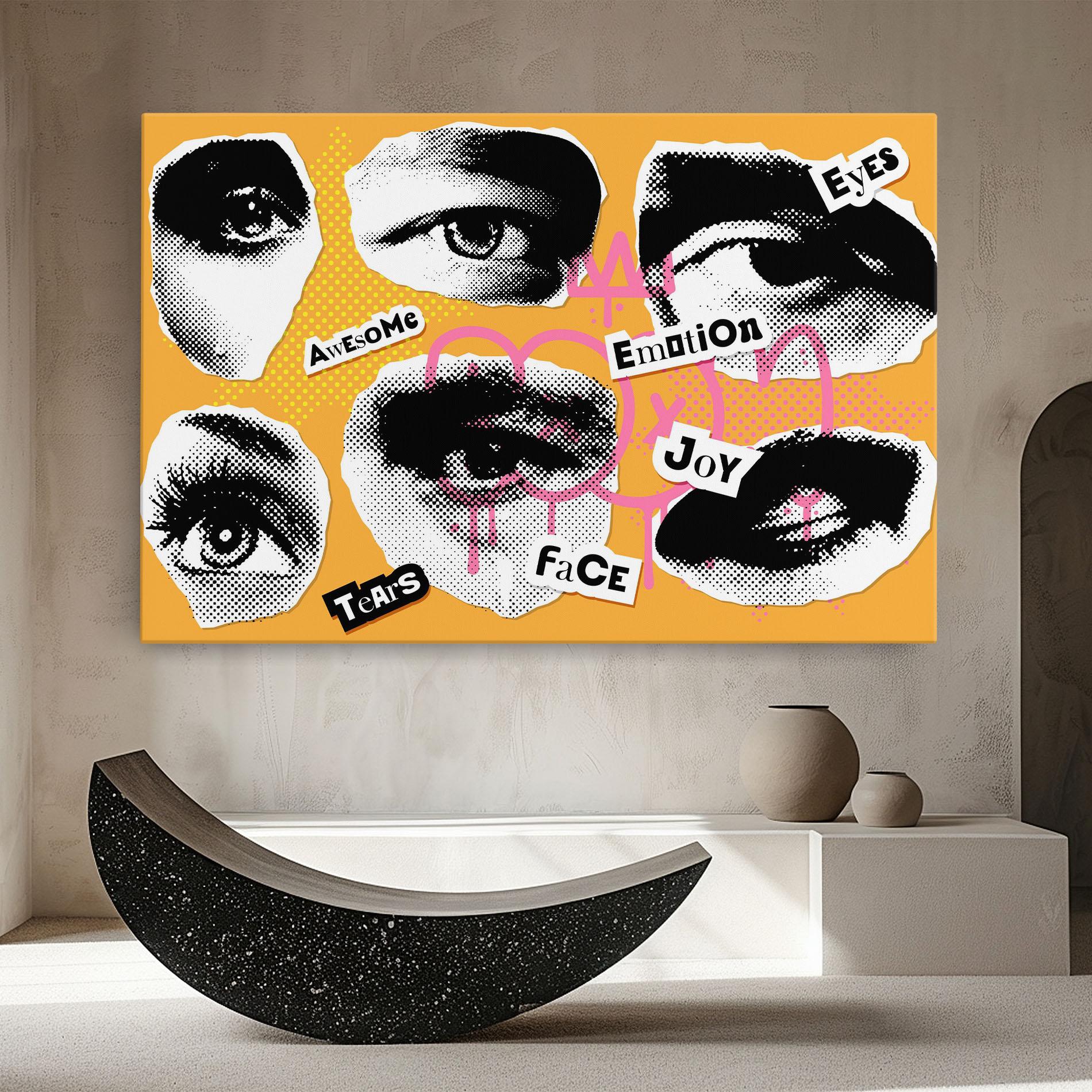 Tablou Canvas Awesome Emotions mockup 8