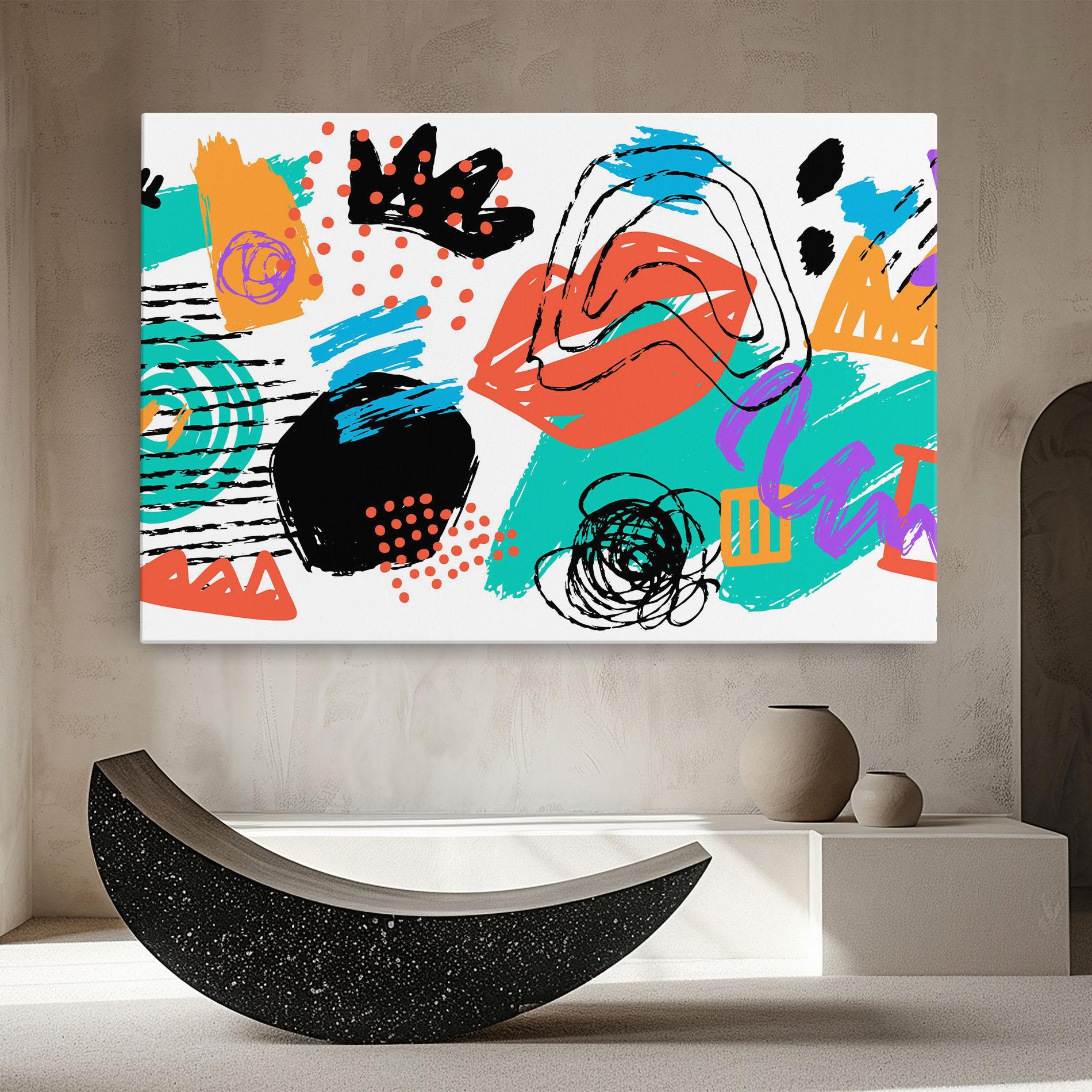 Tablou Canvas Drawing Collage Art mockup 8