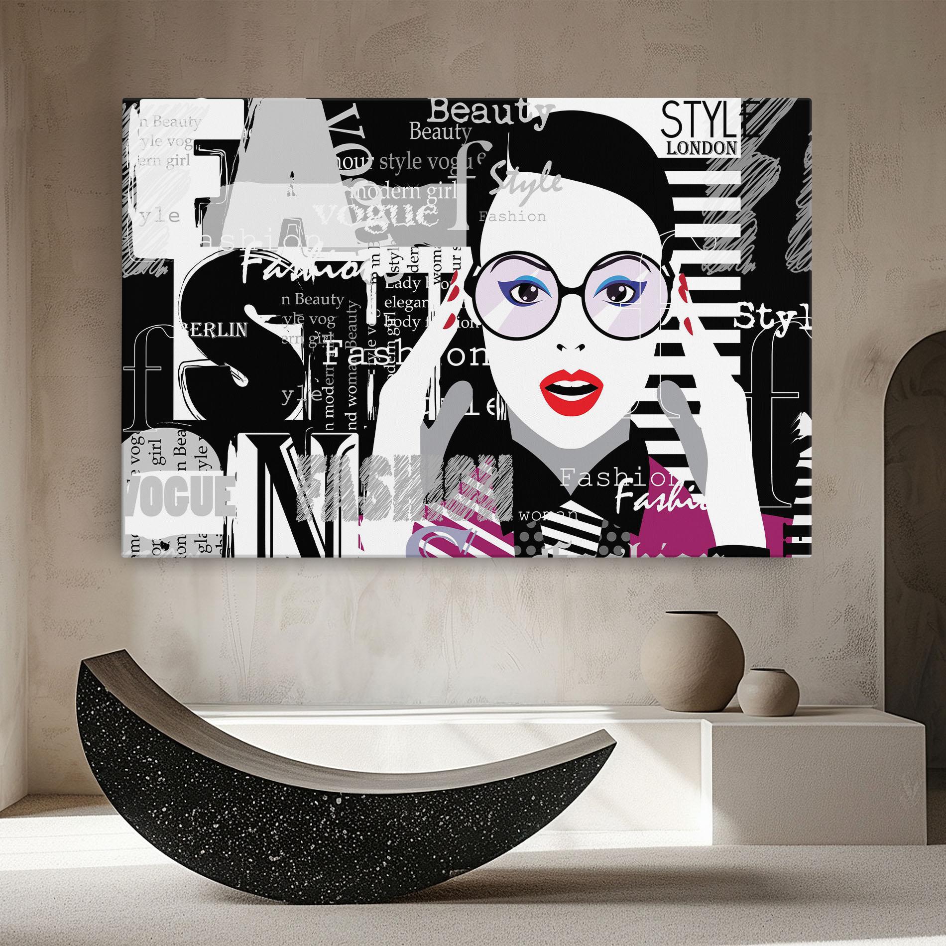 Tablou Canvas Fashion Collage mockup 8