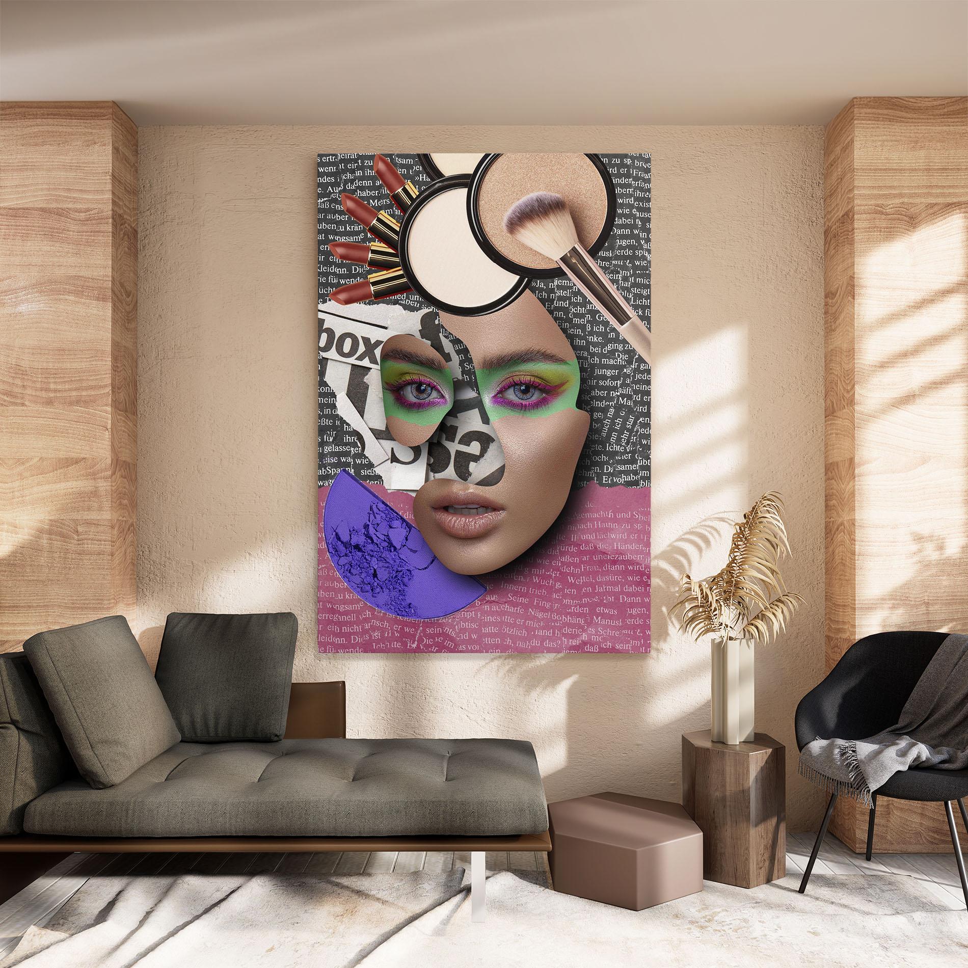 Tablou Canvas Makeup Collage mockup 8