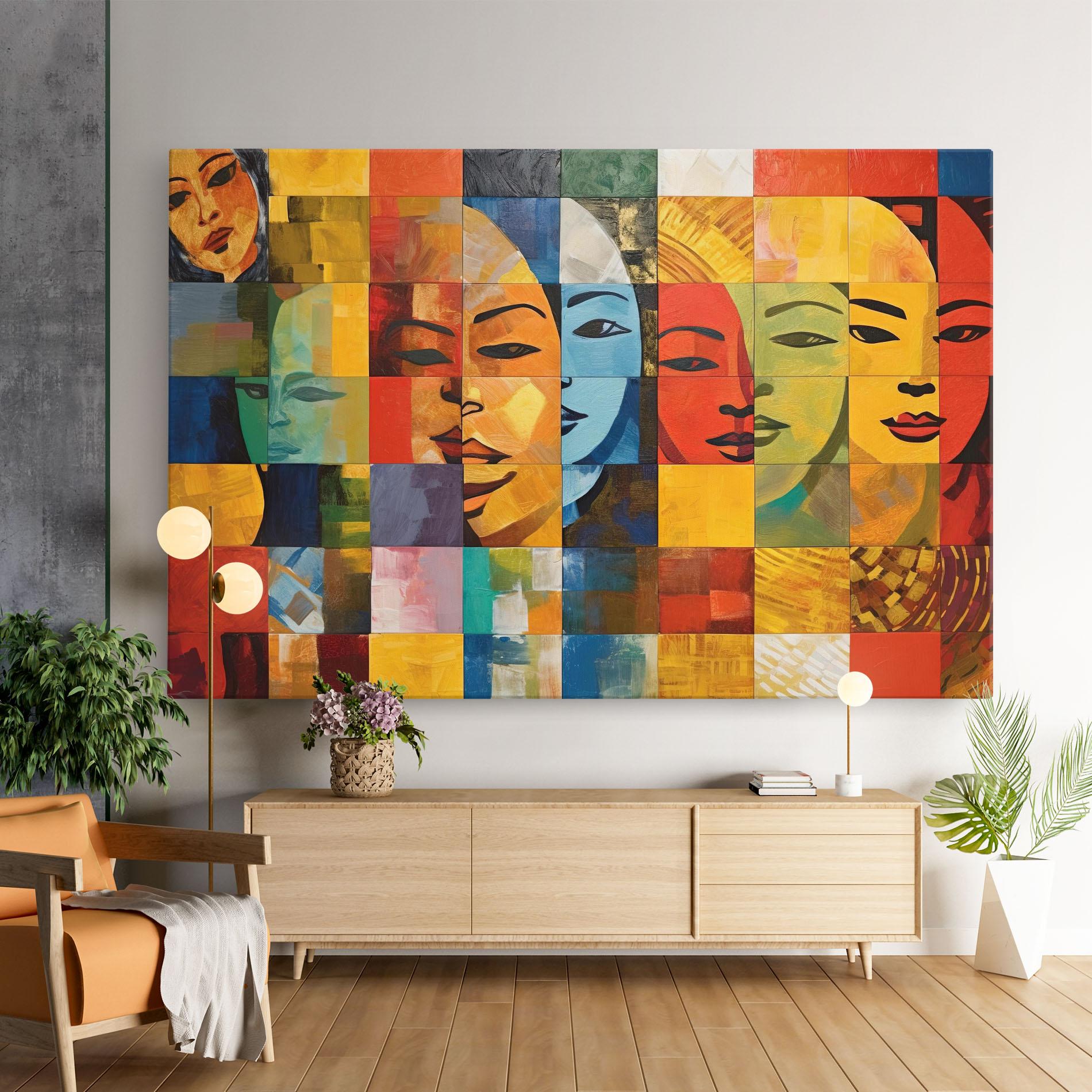 Tablou Canvas Abstract Concept Collage mockup 9