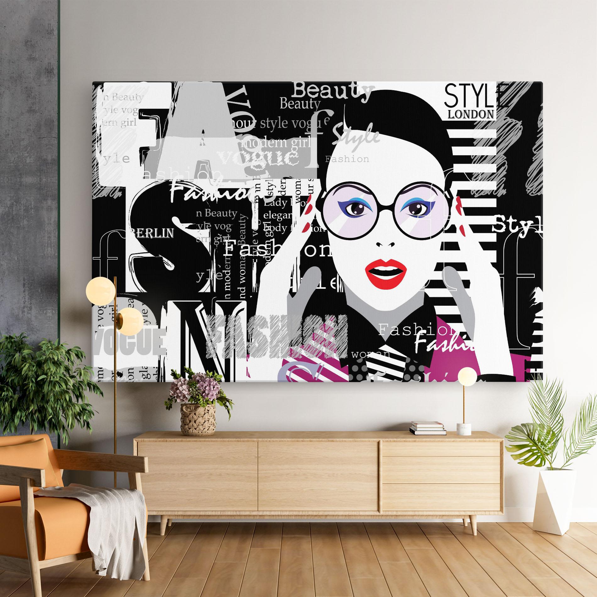 Tablou Canvas Fashion Collage mockup 9