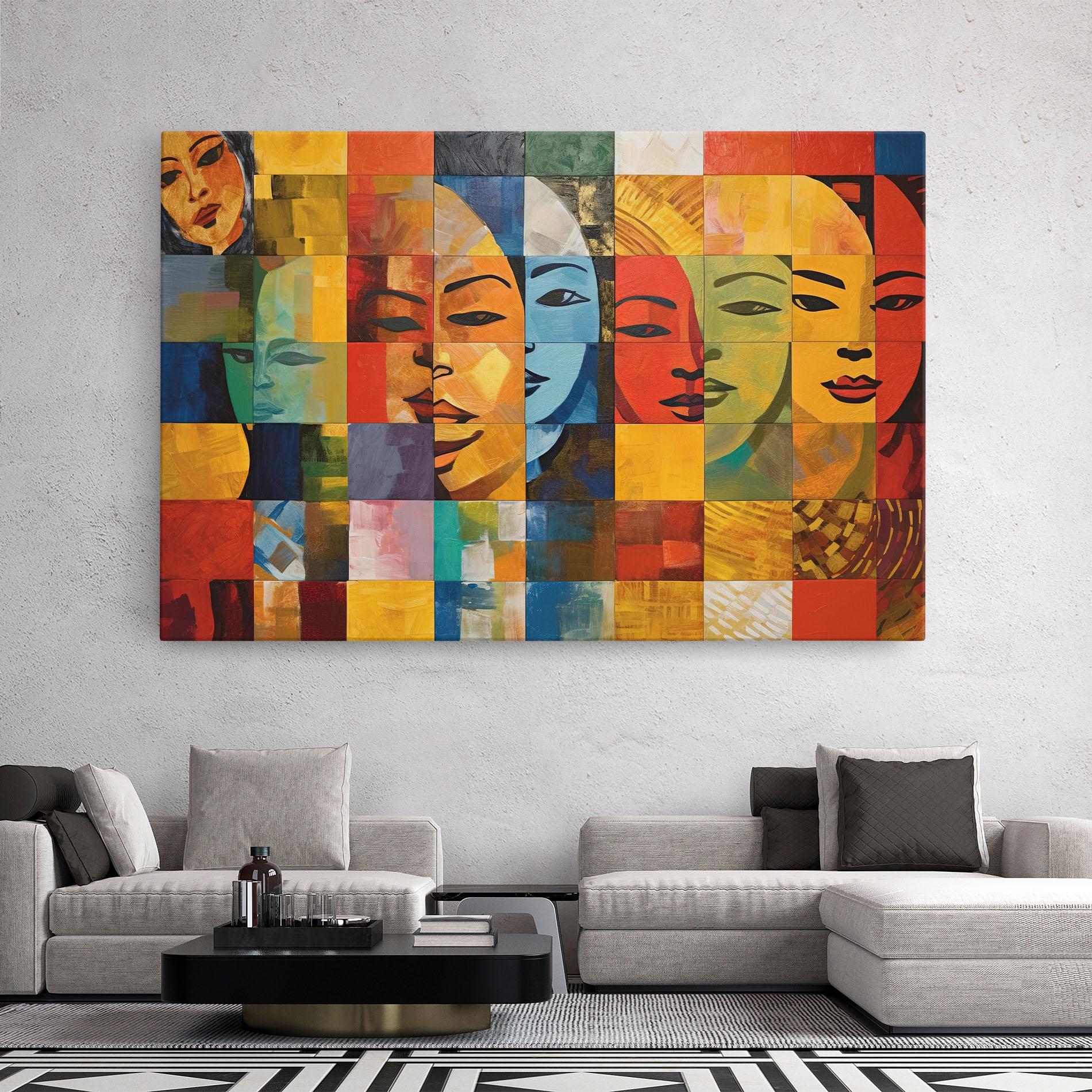 Tablou Canvas Abstract Concept Collage mockup 2