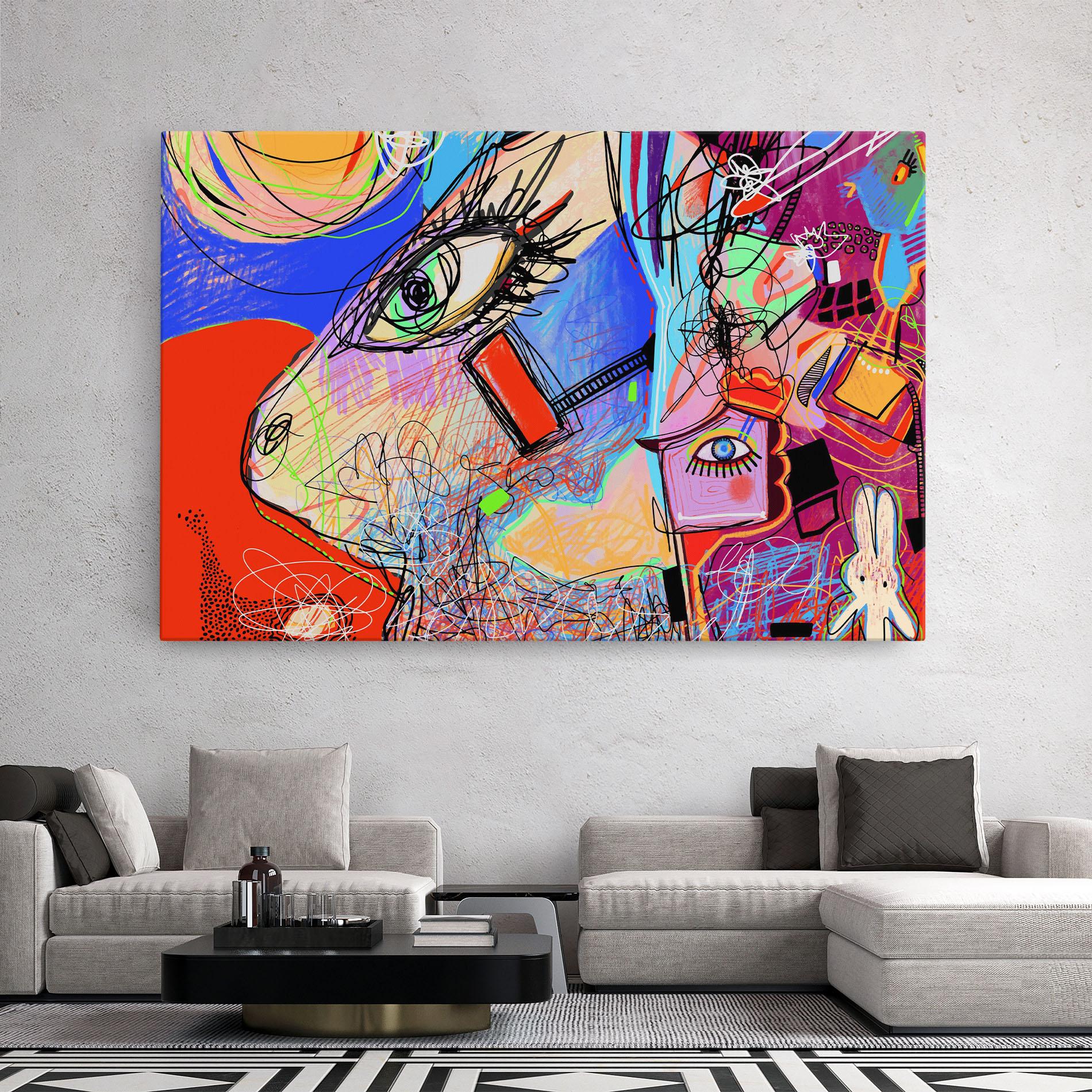 Tablou Canvas Animal Eye Art mockup 2