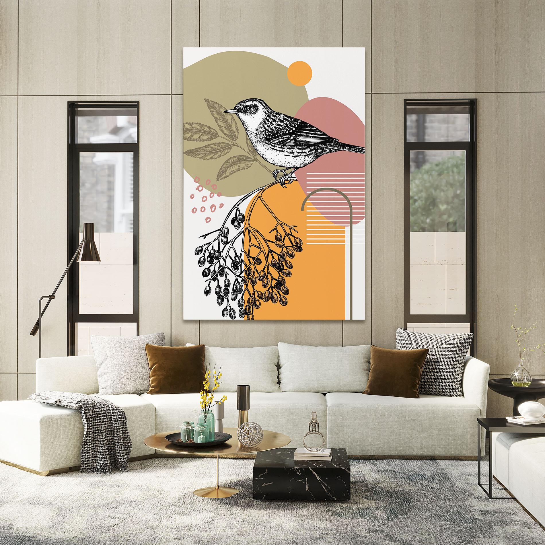 Tablou Canvas Bird Collage mockup 2