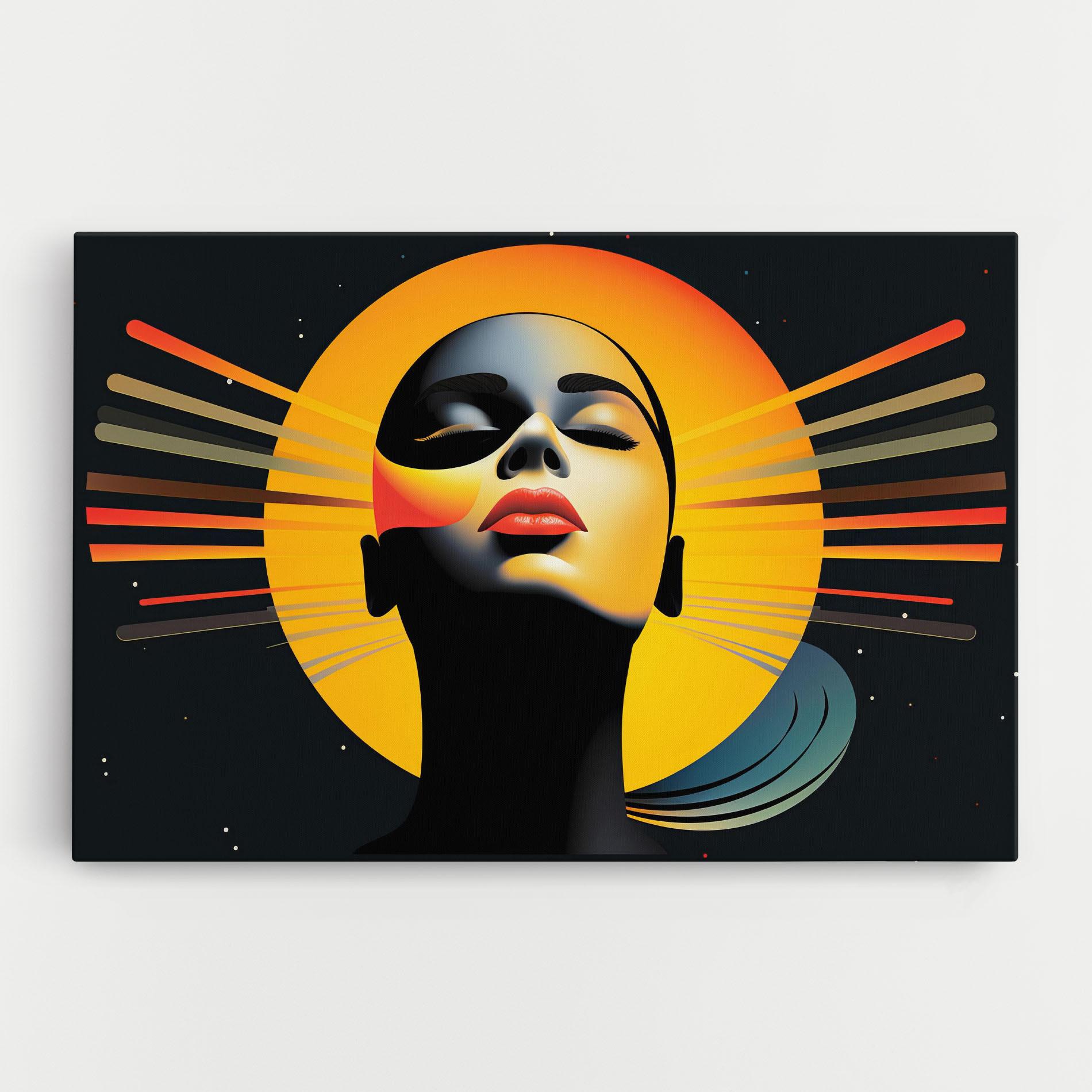 Tablou Canvas Synthetic Dreamy Profile mockup 0