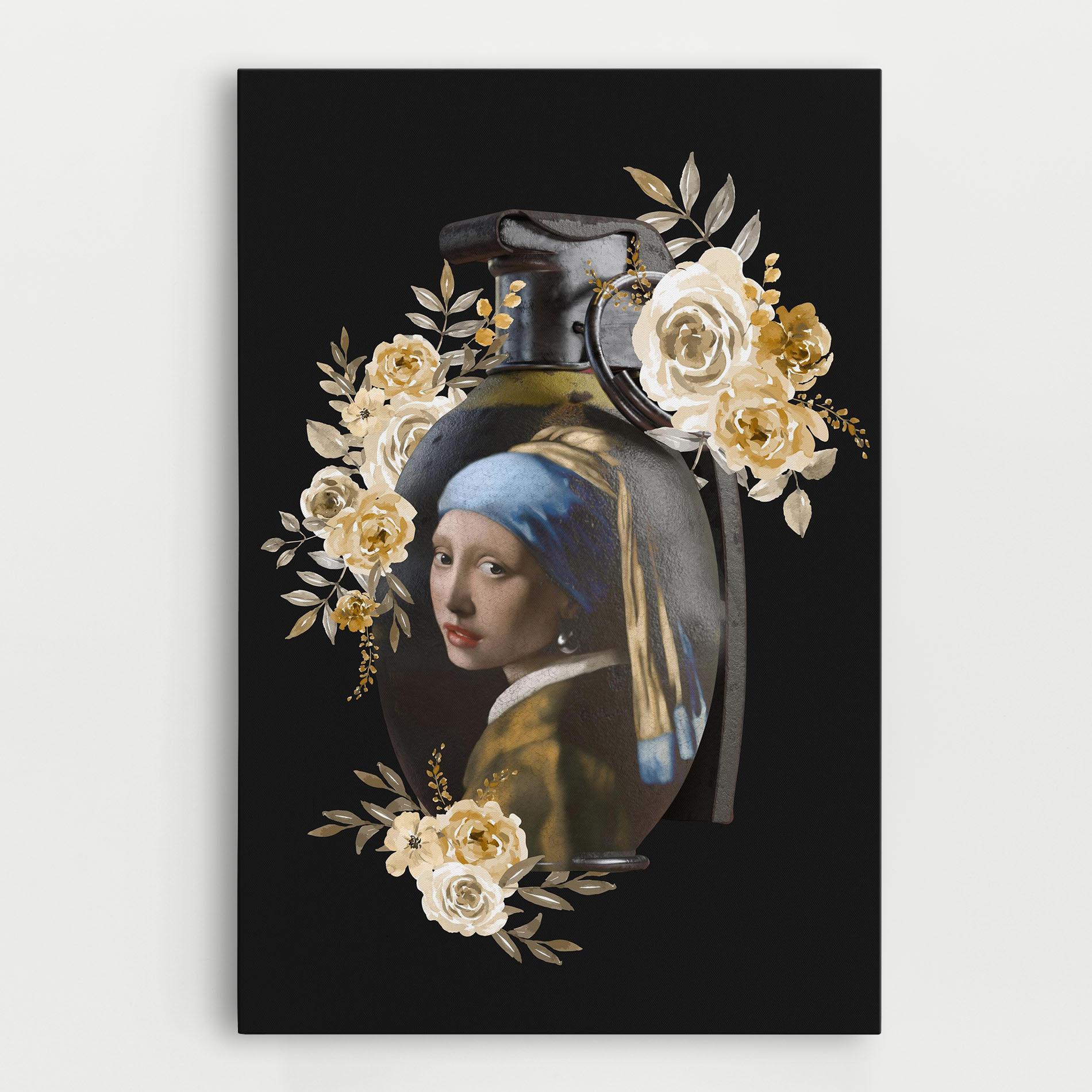 Tablou Canvas A Girl Is A Grenade mockup 0