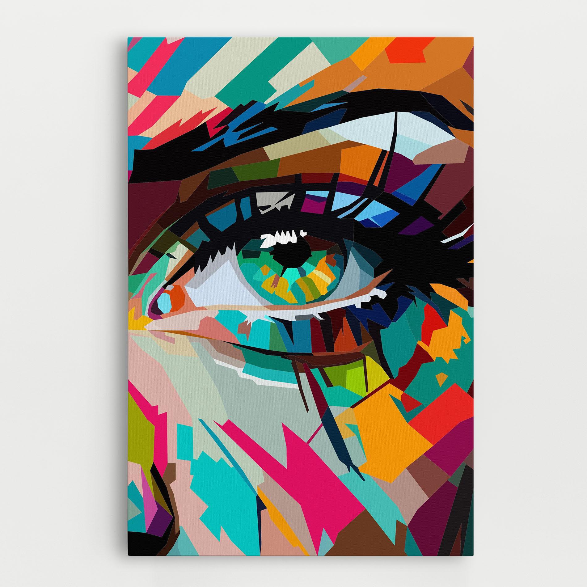 Tablou Canvas Colorful Eye mockup 0