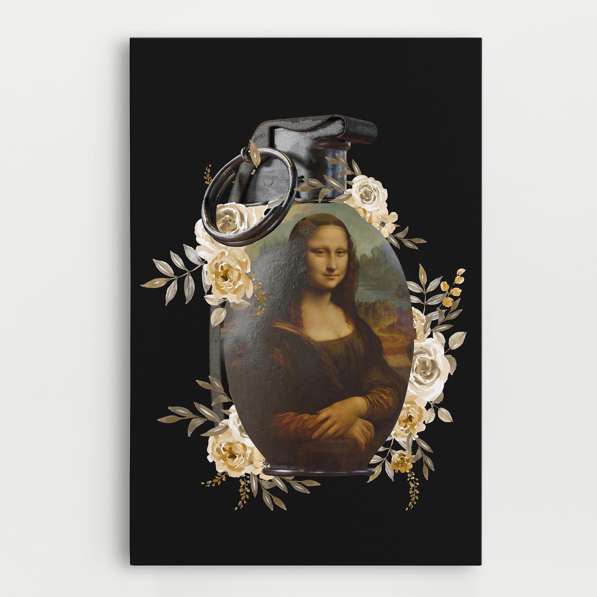 Tablou Canvas Monalisa Bomb mockup 0