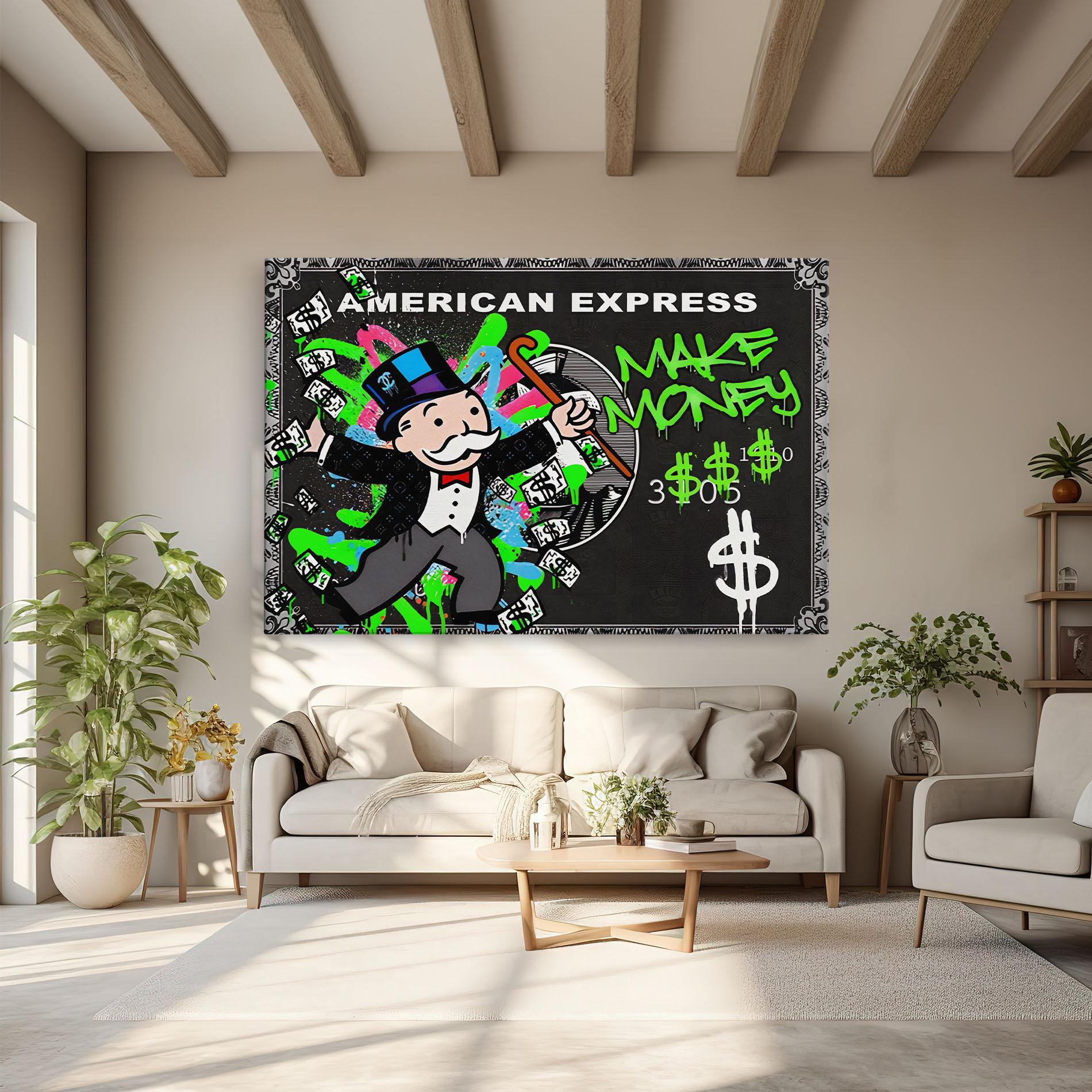 Tablou Canvas Make Money mockup 6