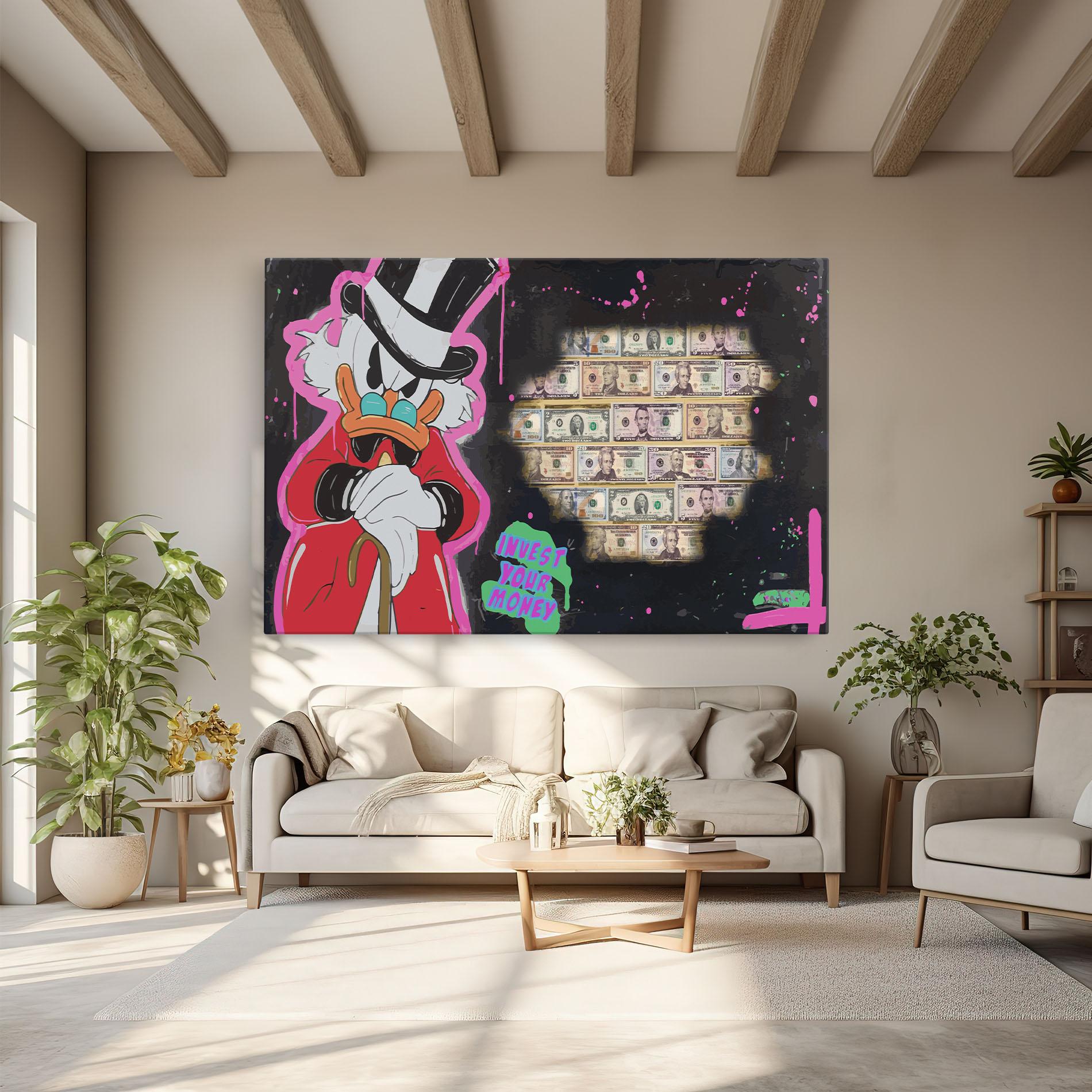 Tablou Canvas Money Advice mockup 6