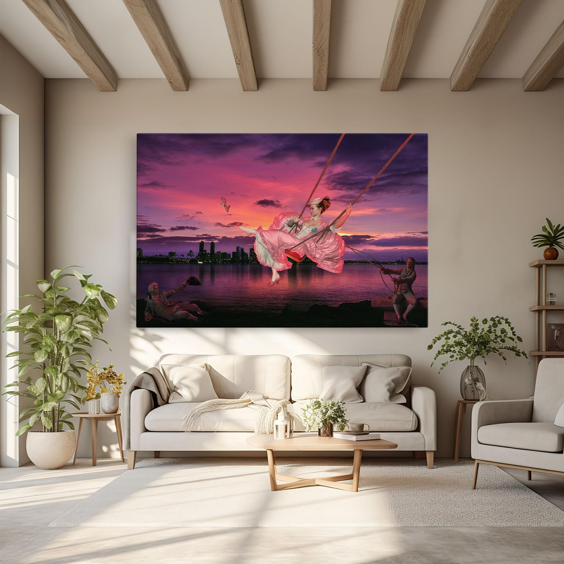 Tablou Canvas Once Upon A Sunset mockup 6