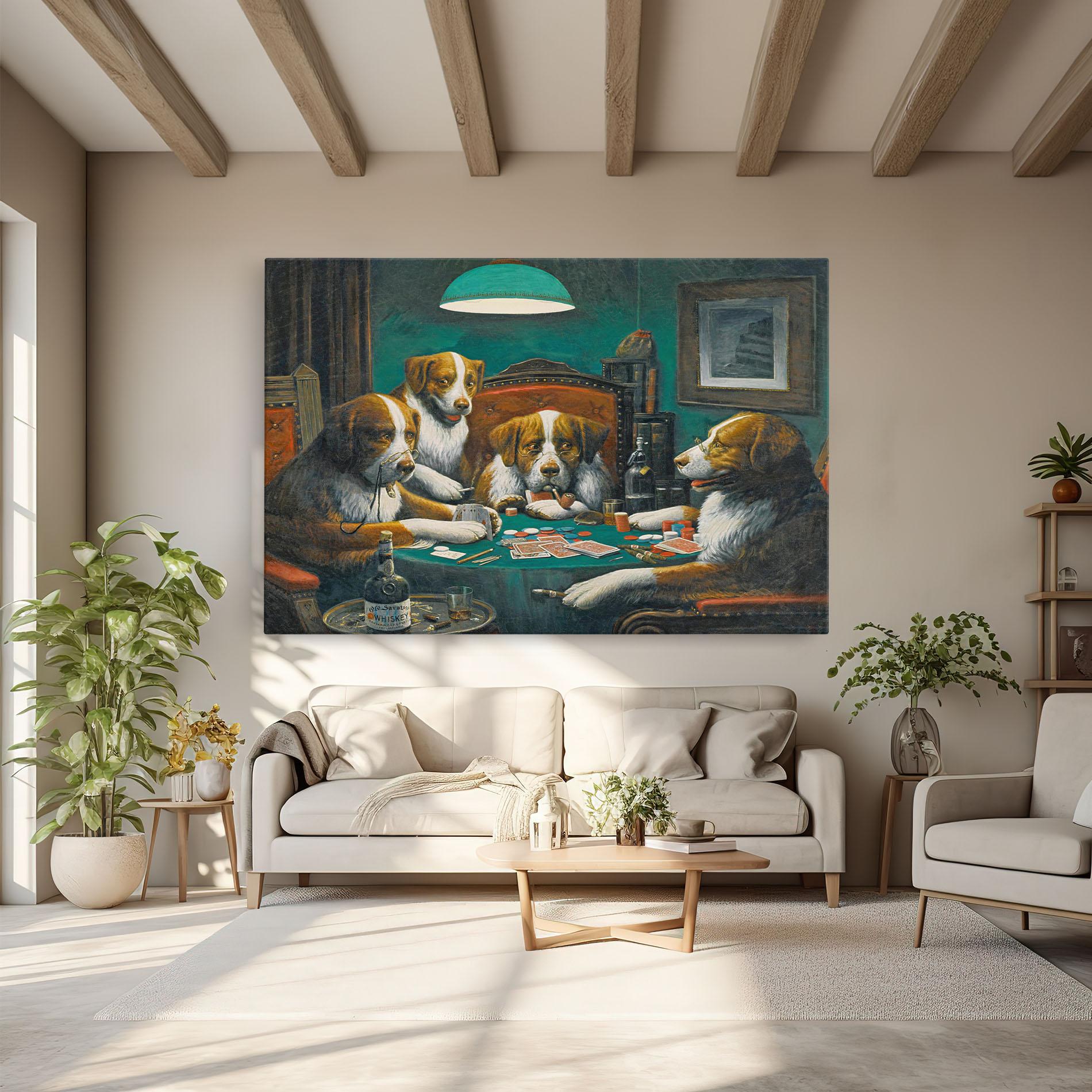 Tablou Canvas Poker Game mockup 6