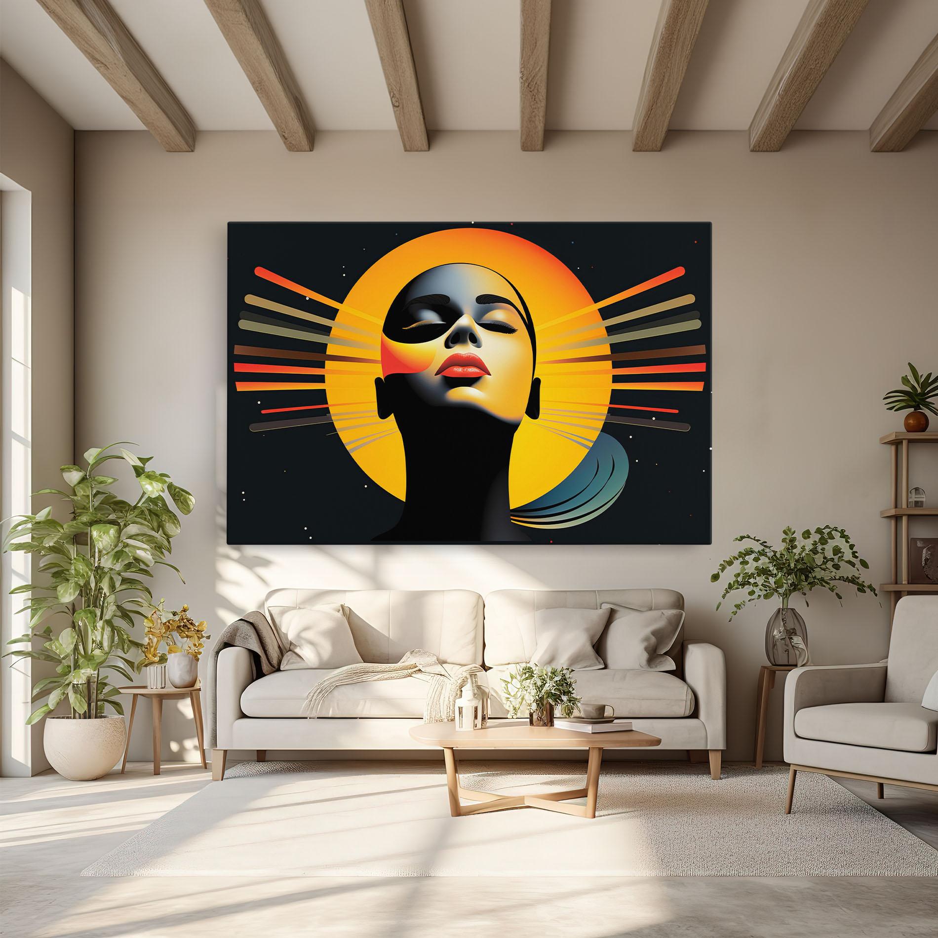 Tablou Canvas Synthetic Dreamy Profile mockup 6