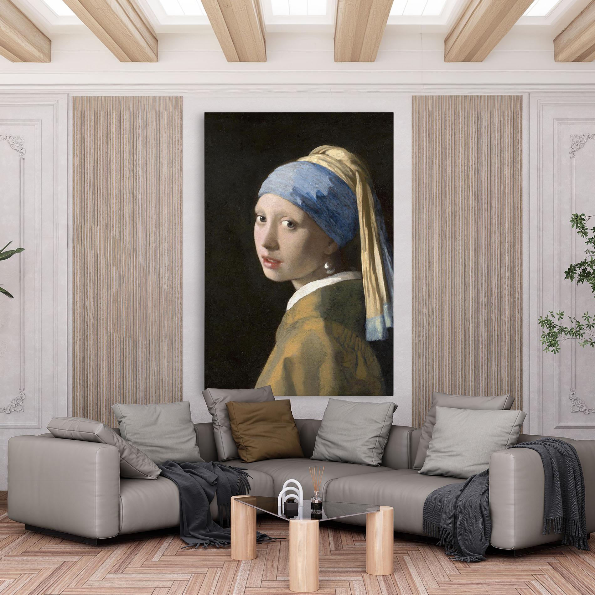 Tablou Canvas Girl With A Pearl mockup 6