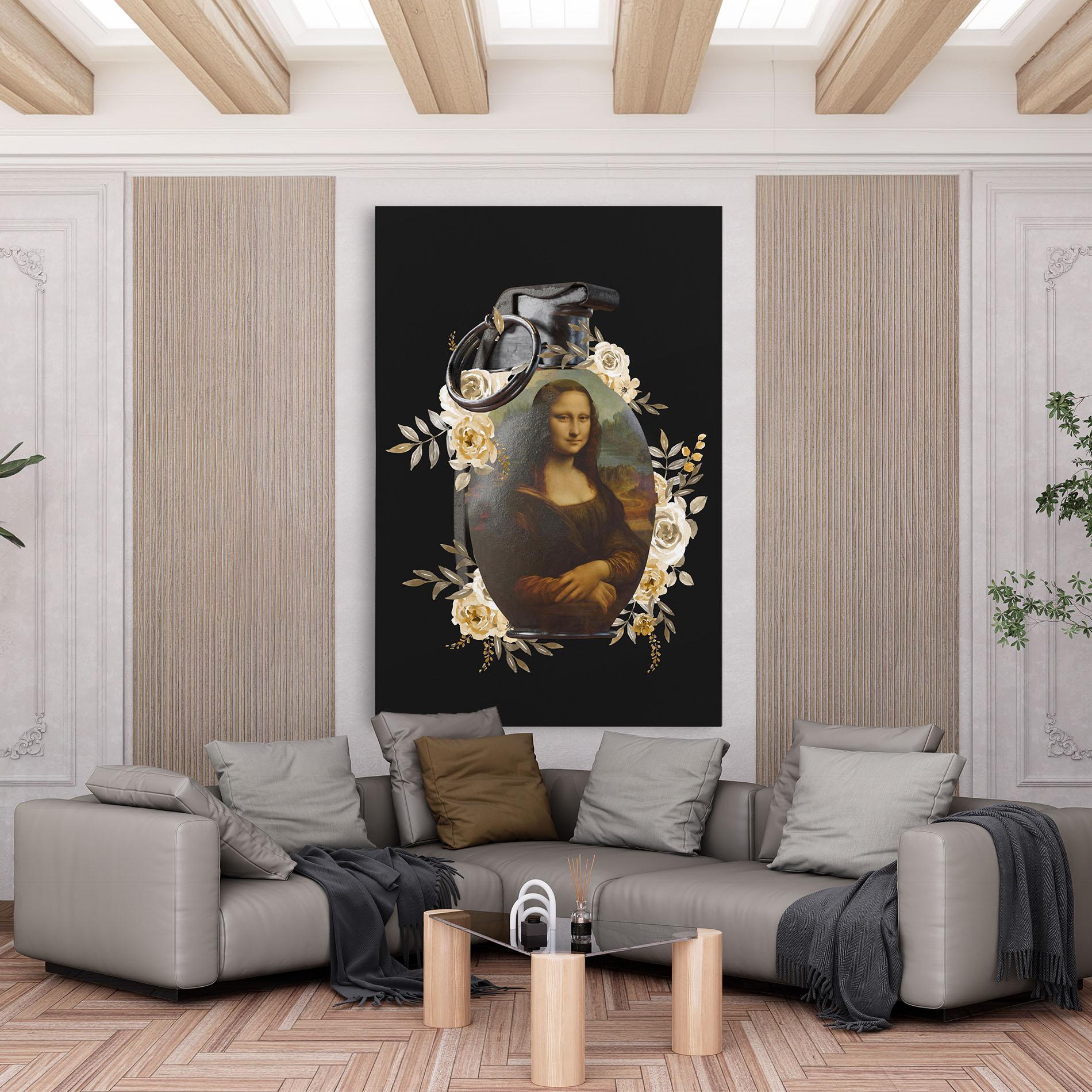 Tablou Canvas Monalisa Bomb mockup 6