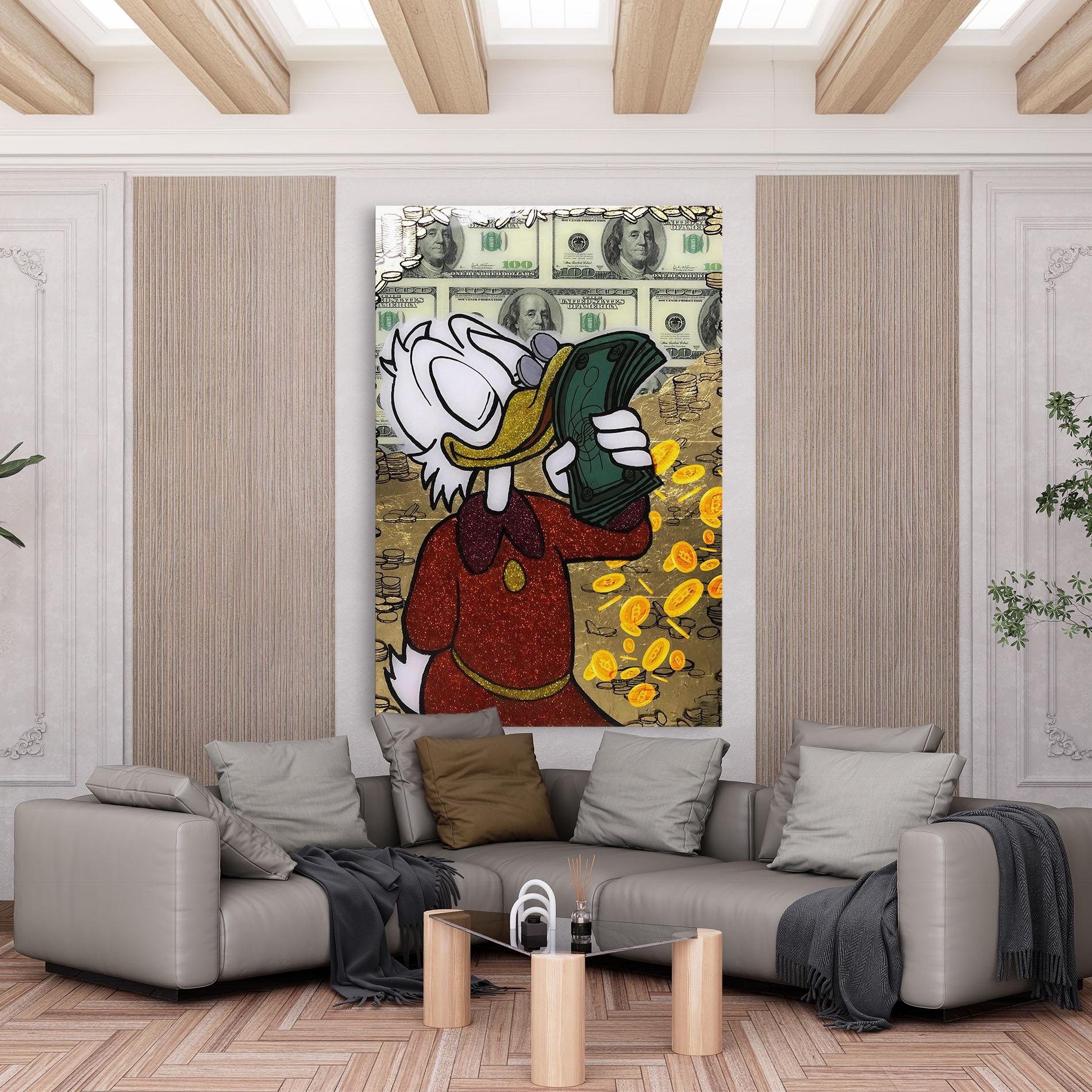 Tablou Canvas Smell Like Money mockup 6