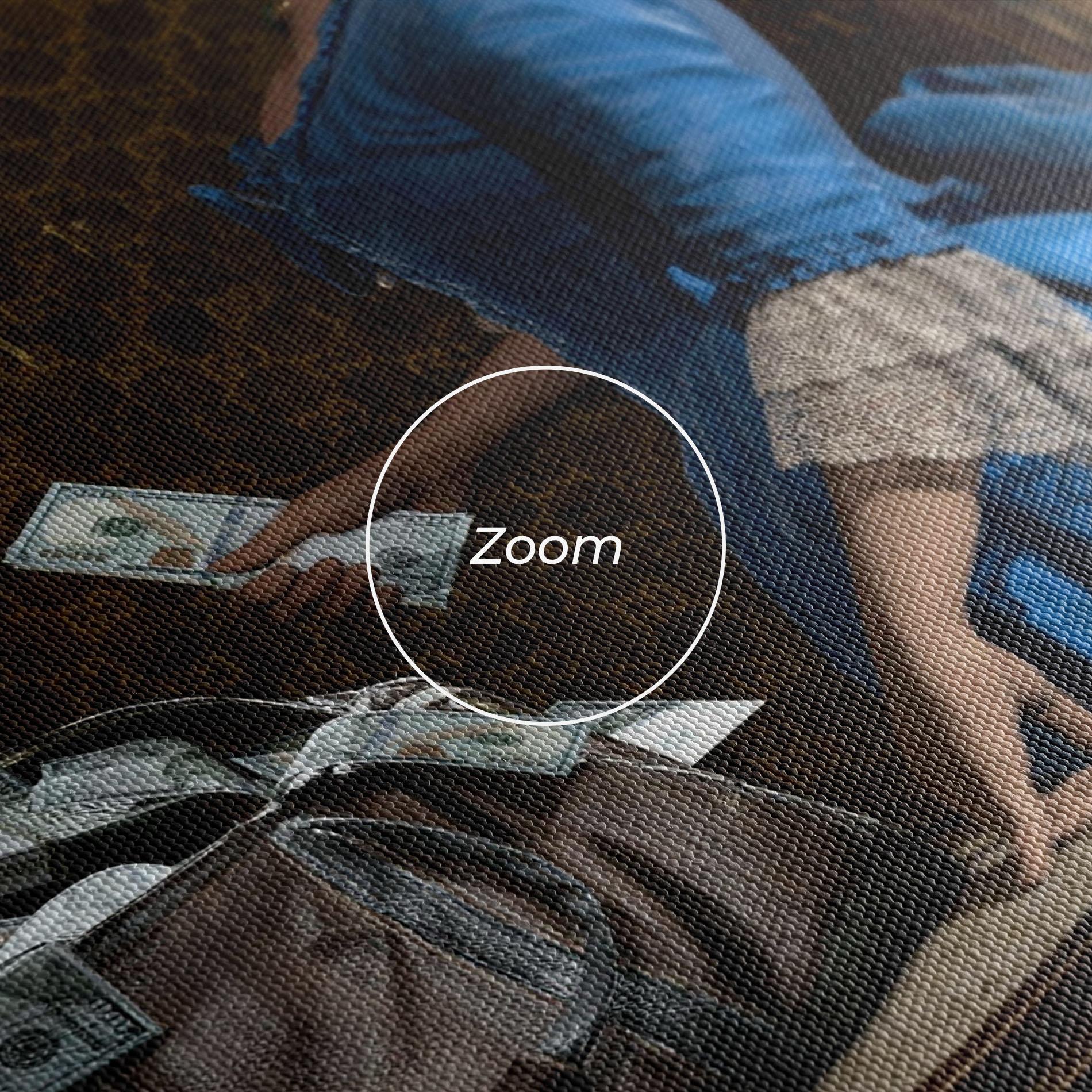 Tablou Canvas Vintage Money Heist mockup 3