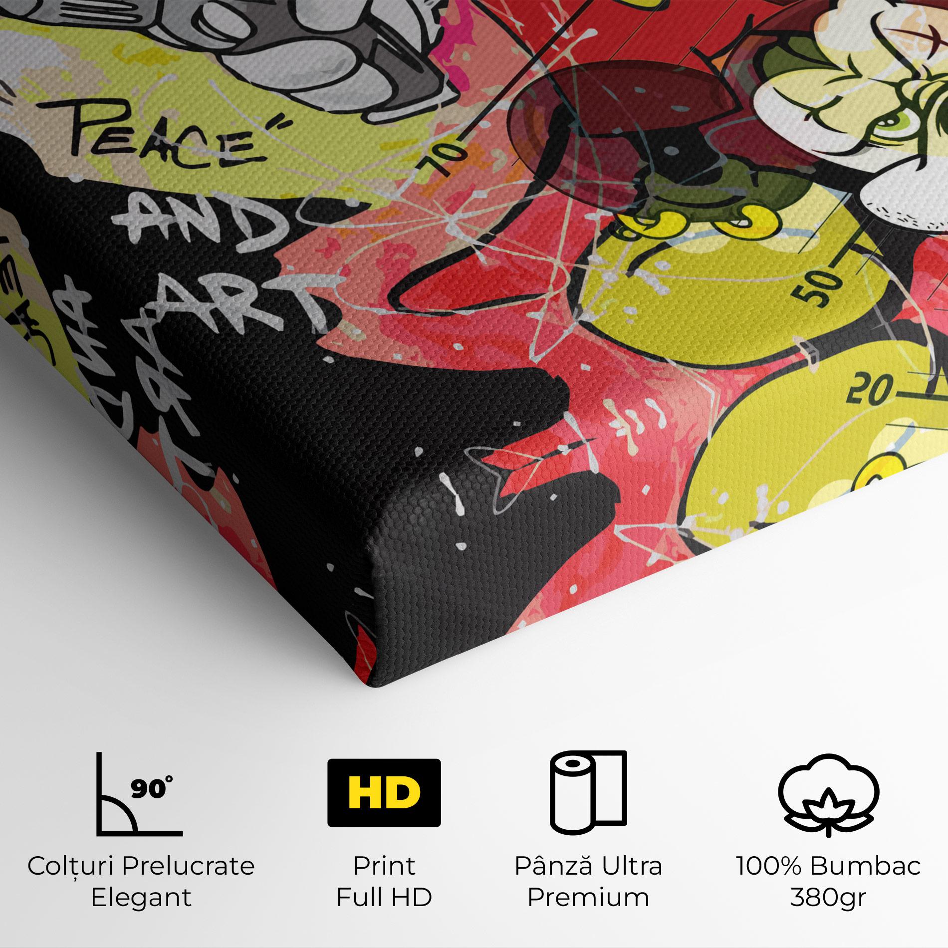 Tablou Canvas Gangsta Mickey mockup 4