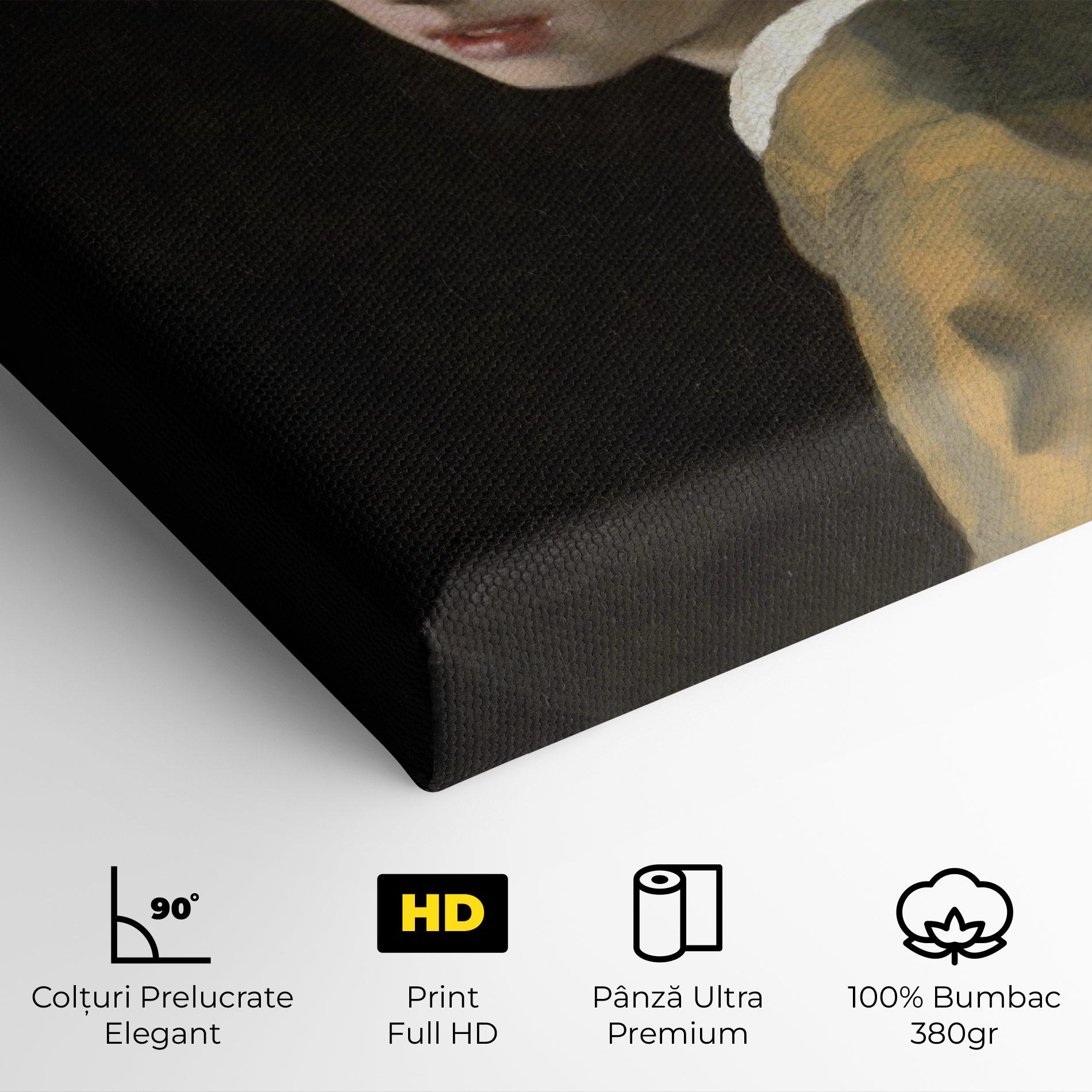 Tablou Canvas Girl With A Pearl mockup 4