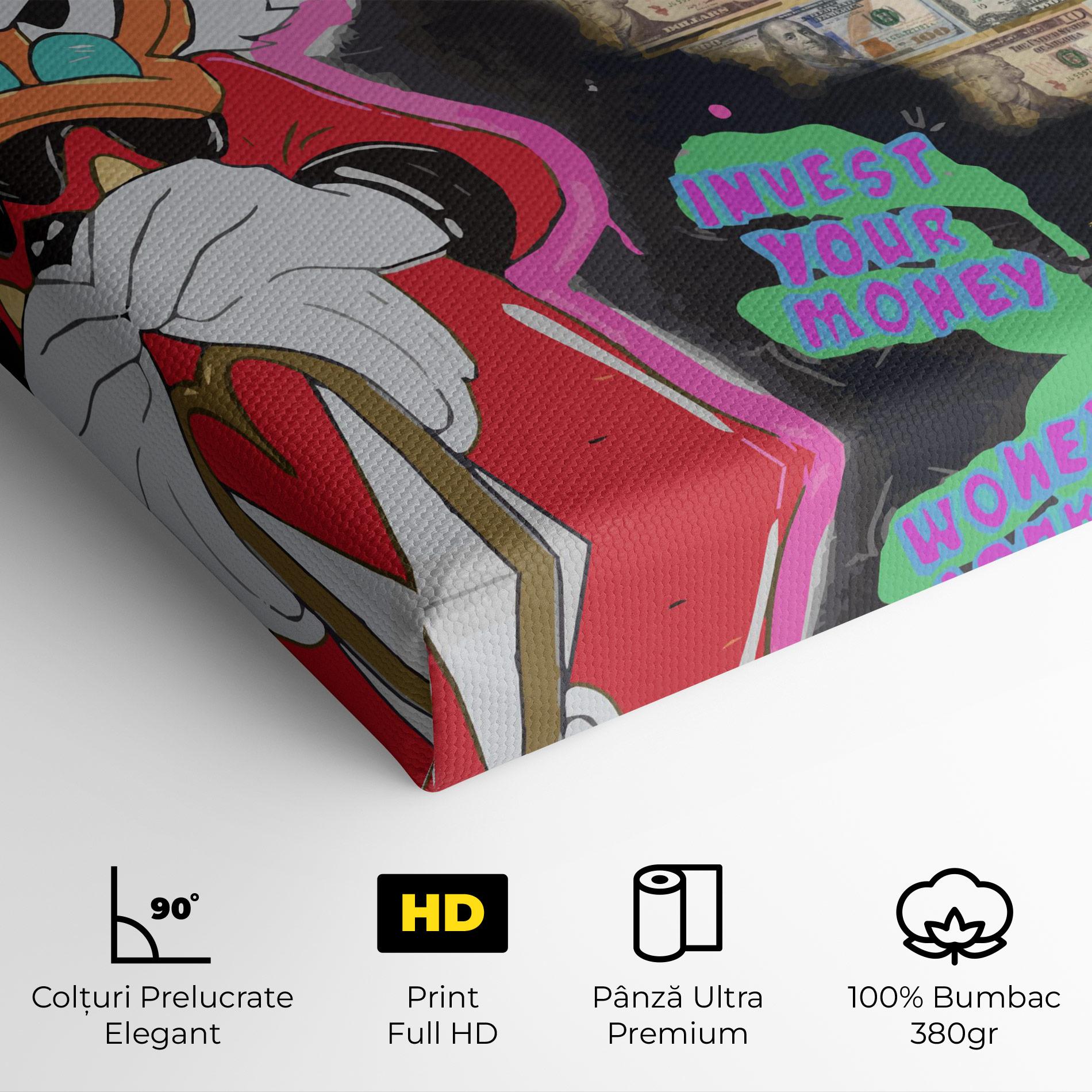 Tablou Canvas Money Advice mockup 4