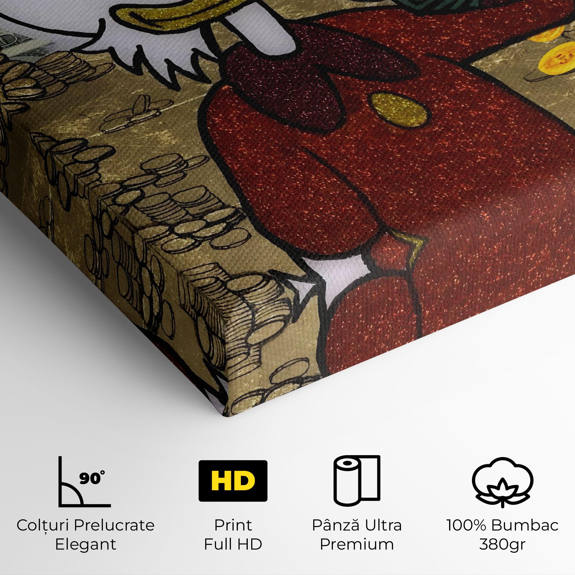 Tablou Canvas Smell Like Money mockup 4