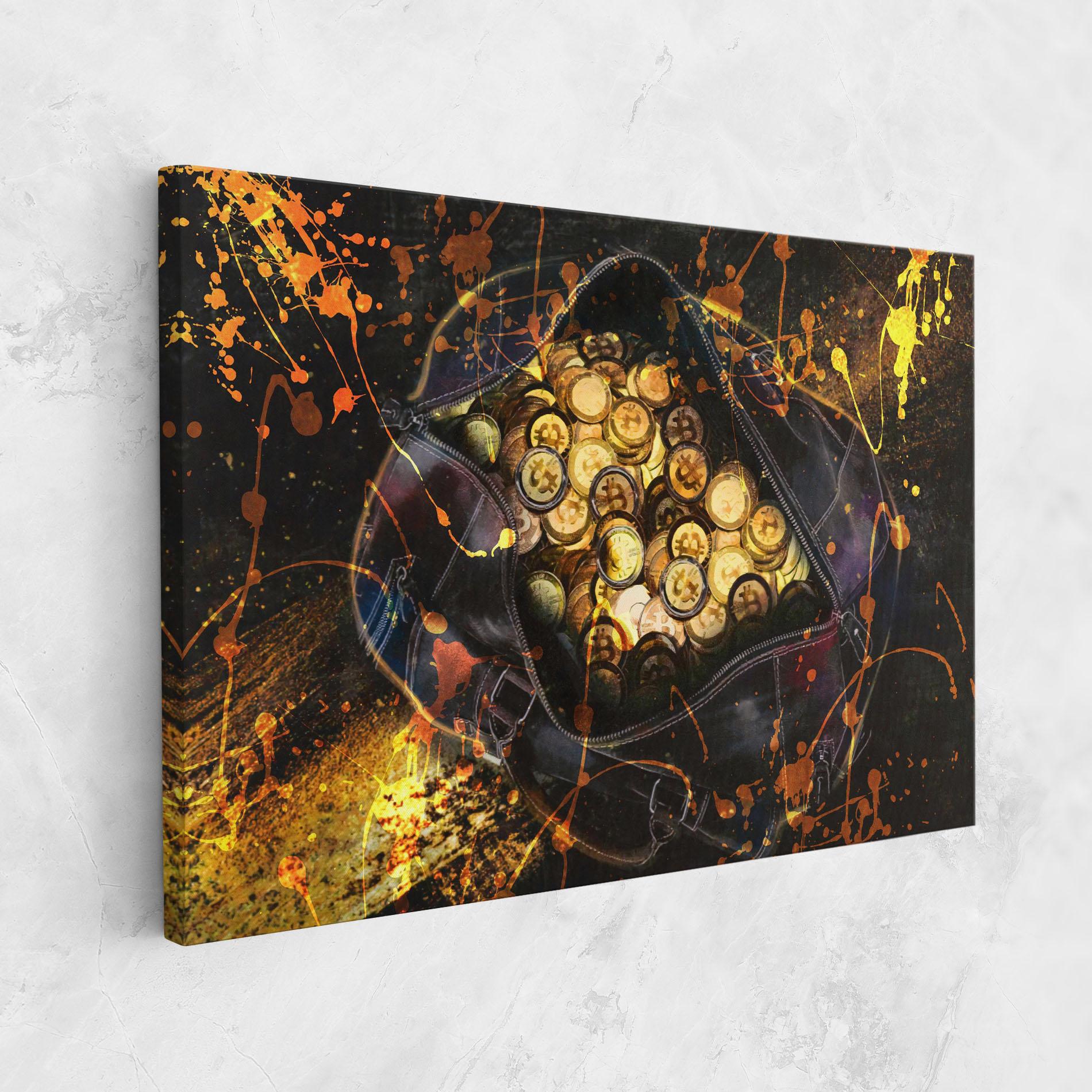 Tablou Canvas Crypto Rich mockup 1