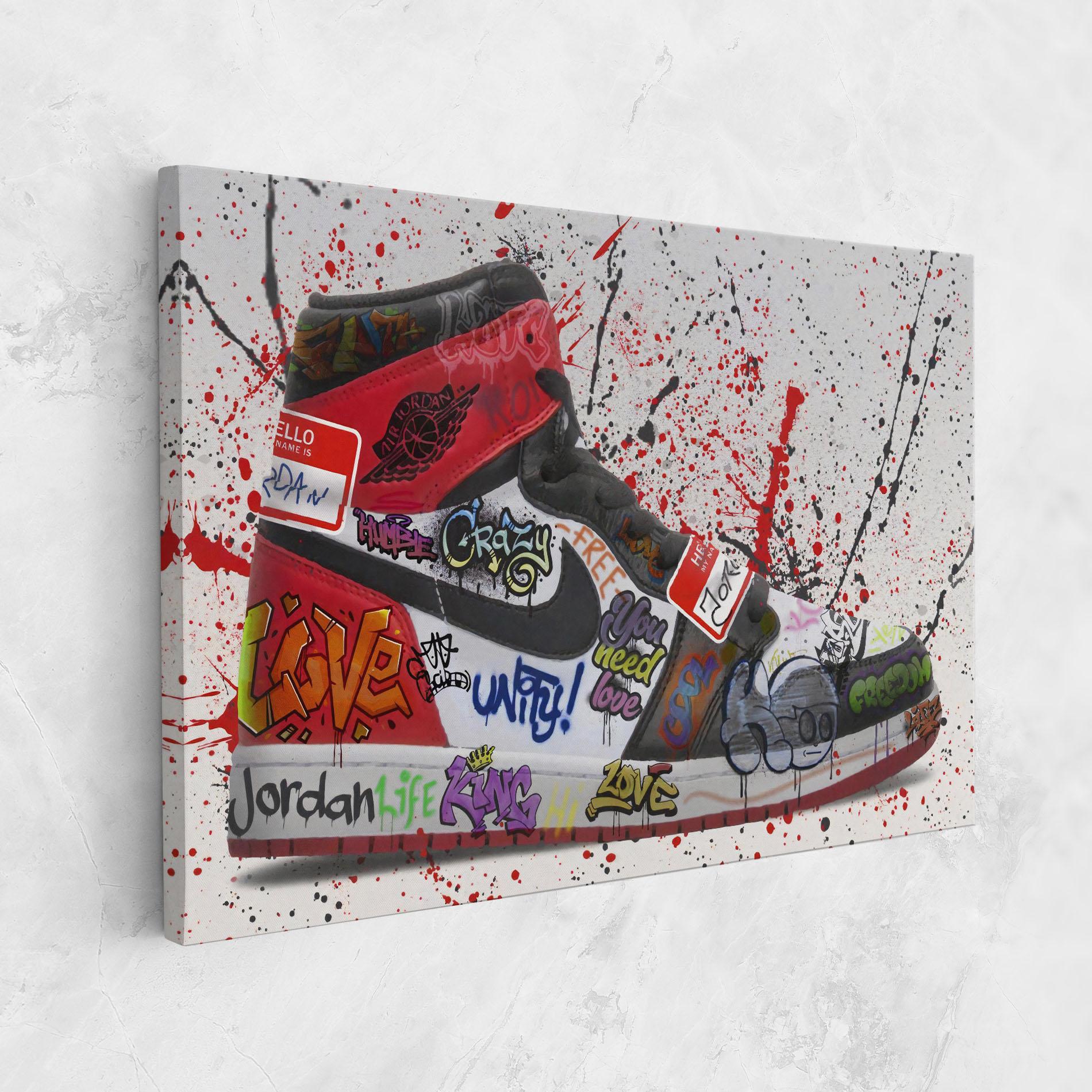 Tablou Canvas Jordan Drip mockup 1